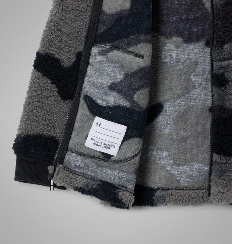 Boys' Rugged Ridge II Printed Sherpa Full Zip Jacket, Color: Black Mod Camo, image 3
