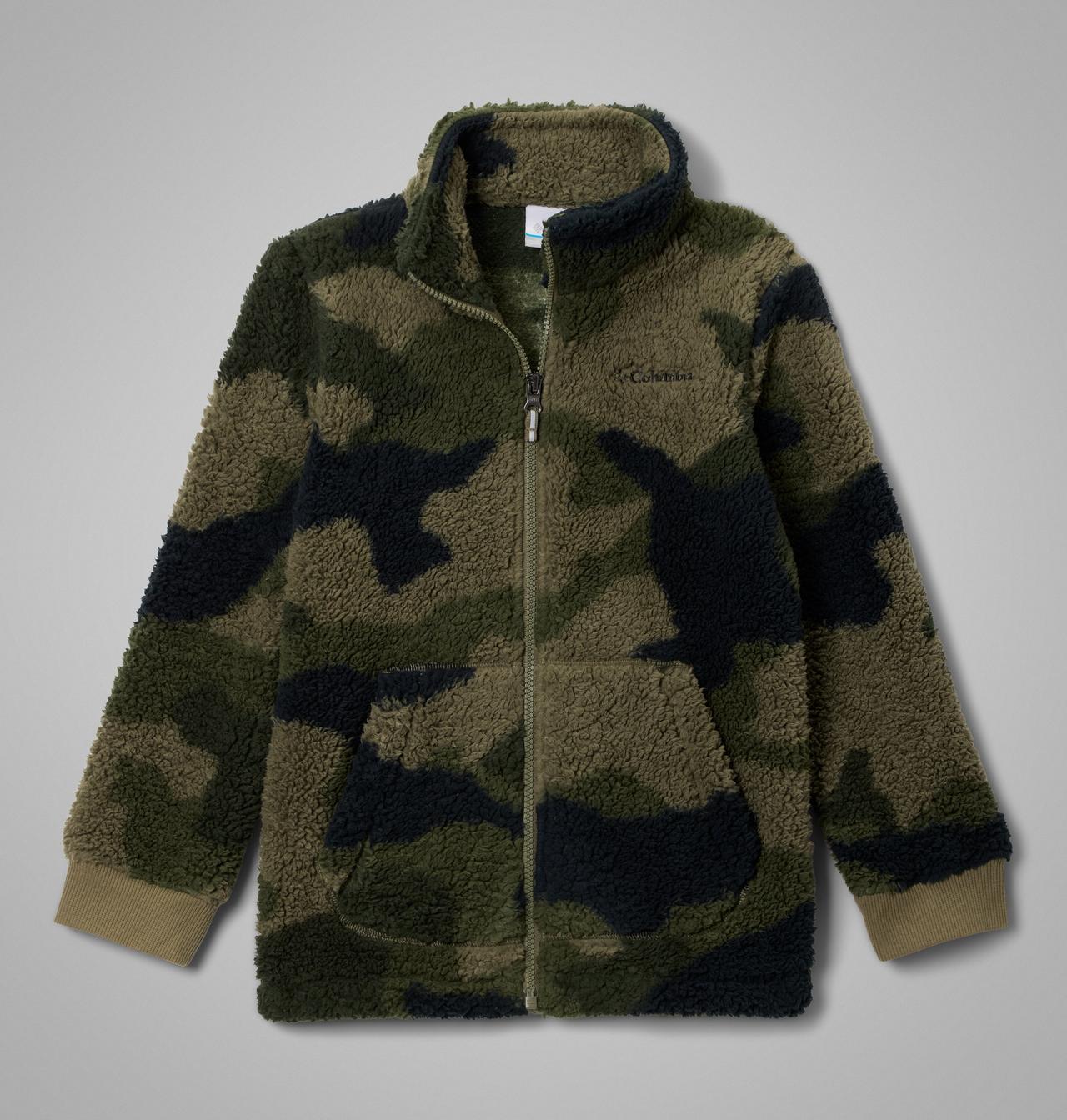 Boys' Rugged Ridge™ II Printed Sherpa Full Zip Jacket | 398 | M 1