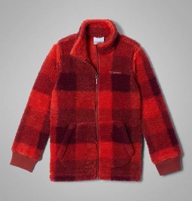Rugged Ridge III Sherpa Fleecejacke f&uuml;r Jungen, Color: Red Oxide Multibuff, image 1