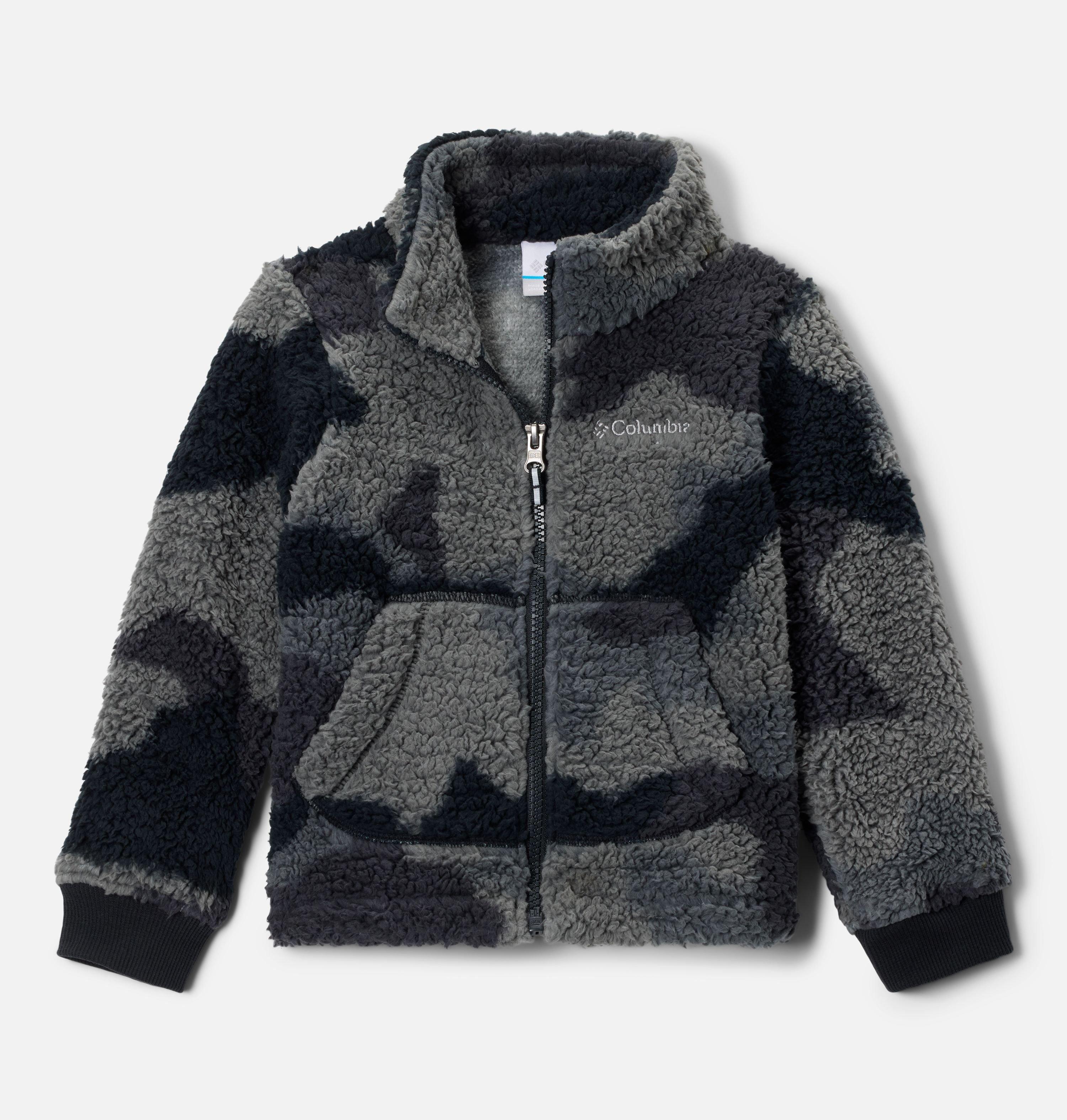 Columbia Boys' Toddler Rugged Ridge  II Printed Sherpa Full Zip Jacket-