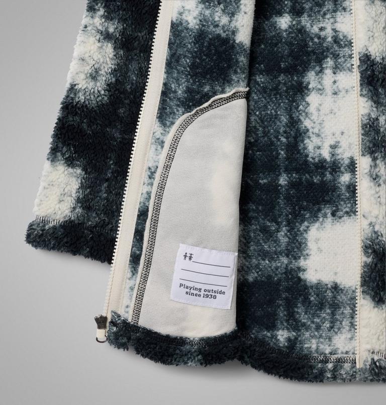 Girls' West Bend Printed Sherpa Jacket, Color: Chalk Omblur Tonal, image 3