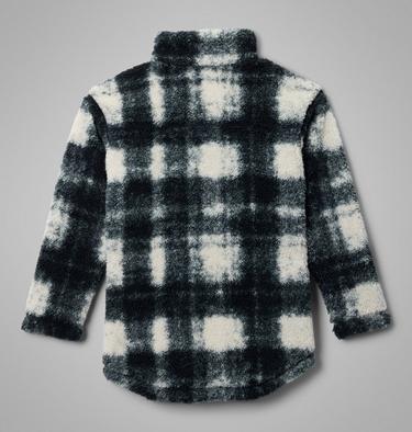 Girls' West Bend Printed Sherpa Jacket, Color: Chalk Omblur Tonal, image 4