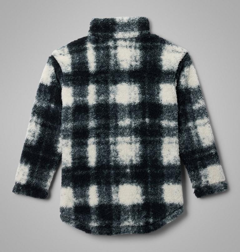 Girls' West Bend Printed Sherpa Jacket, Color: Chalk Omblur Tonal, image 2