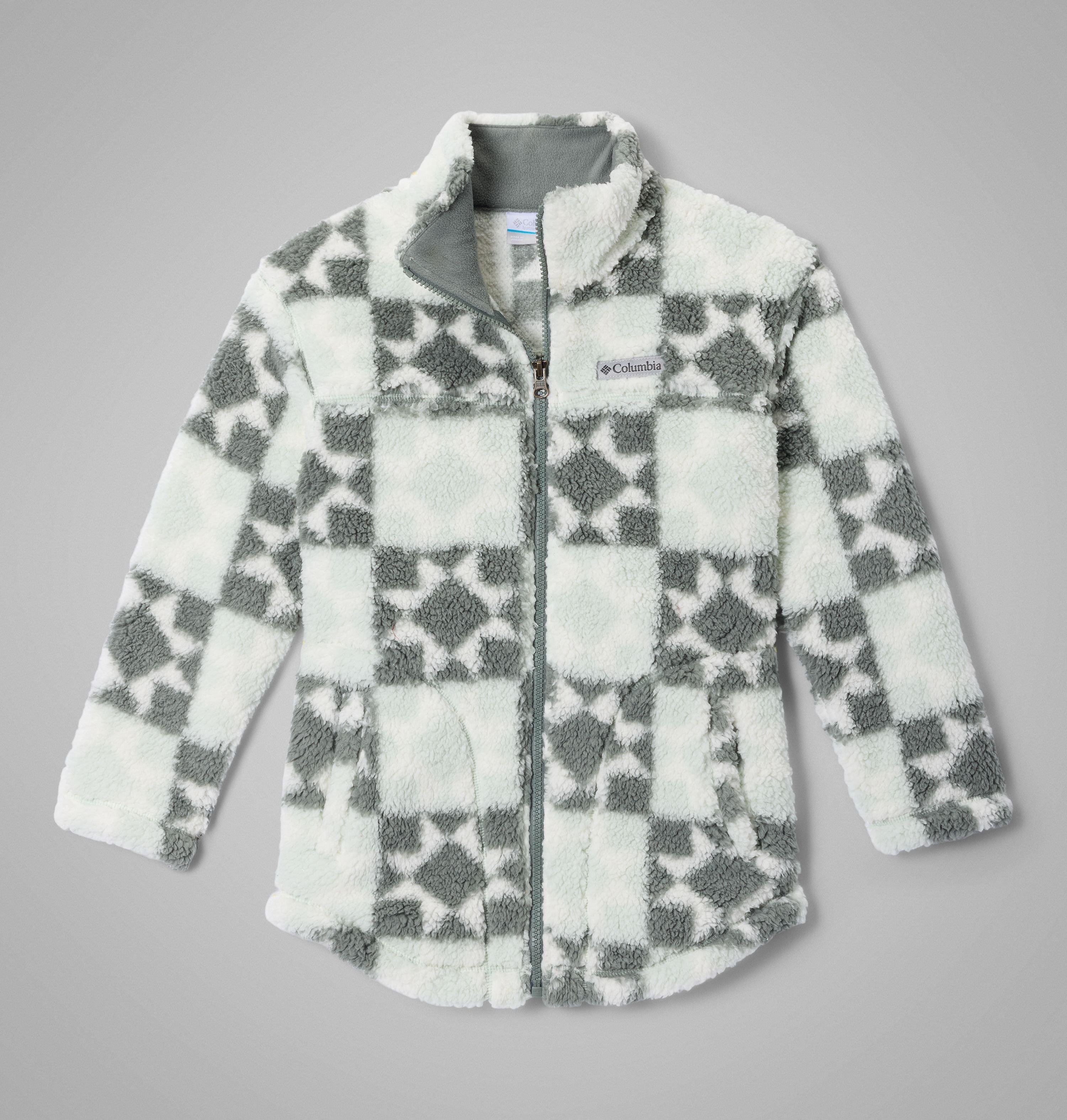 Girls' West Bend Printed Full Zip Fleece Jacket 1