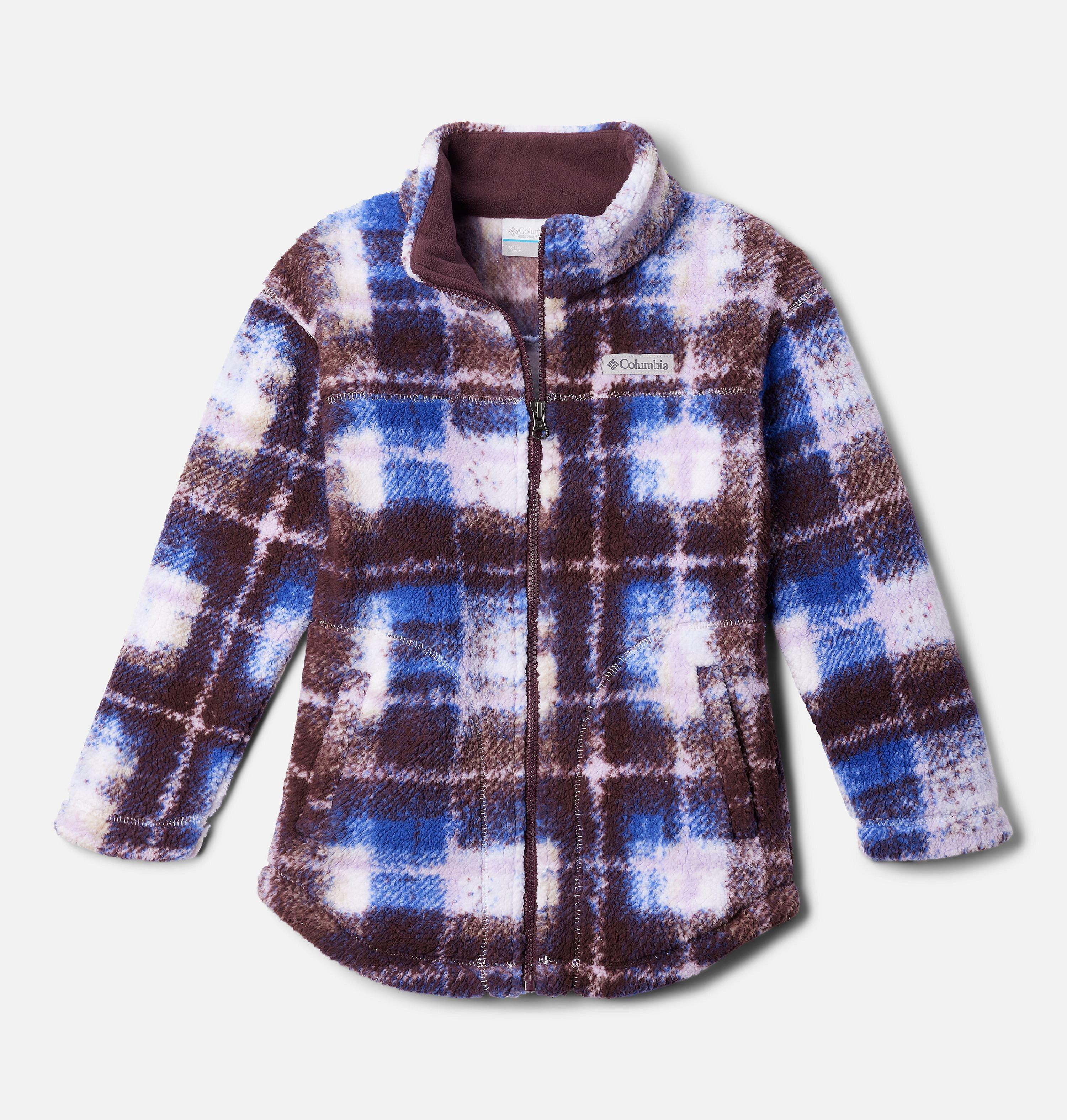 Girls' West Bend Printed Full Zip Fleece Jacket 1