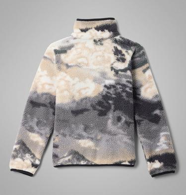 Helvetia II Printed Half Snap Fleece, Color: Shark Dreaming, Columbia Grey, image 10