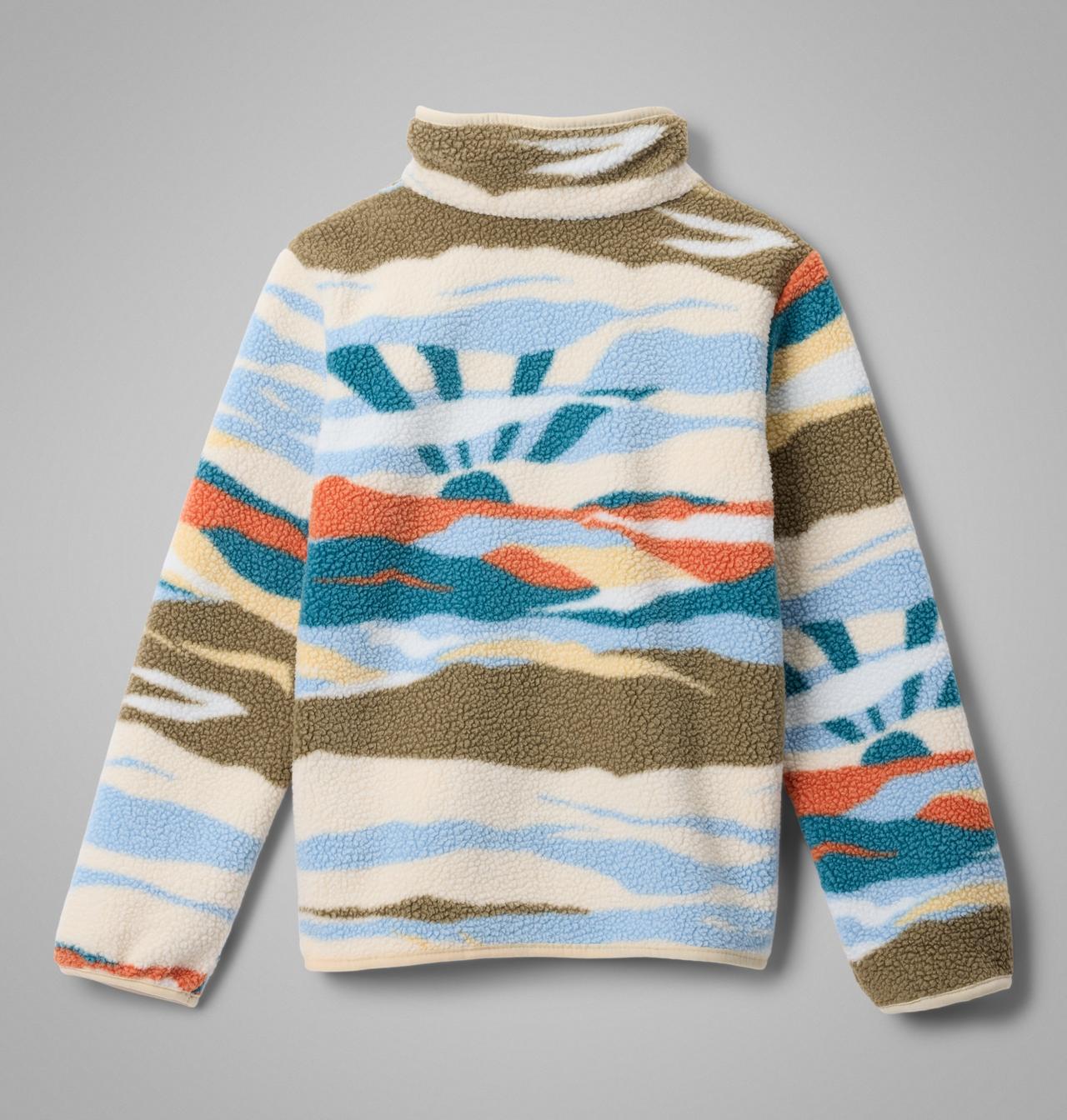 Kids' Helvetia™ II Printed Half Snap Fleece Pullover 2
