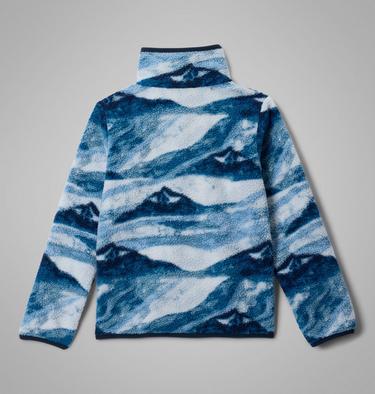 Helvetia II Sherpa Half Snap Fleece mit Print f&uuml;r Jugendliche, Color: Rainy Day Summits Tonal, Rainy Day, image 6