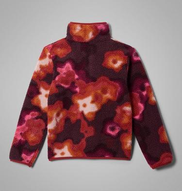 Helvetia II Sherpa Half Snap Fleece mit Print f&uuml;r Jugendliche, Color: Red Oxide Dye Flower, Nico, image 2