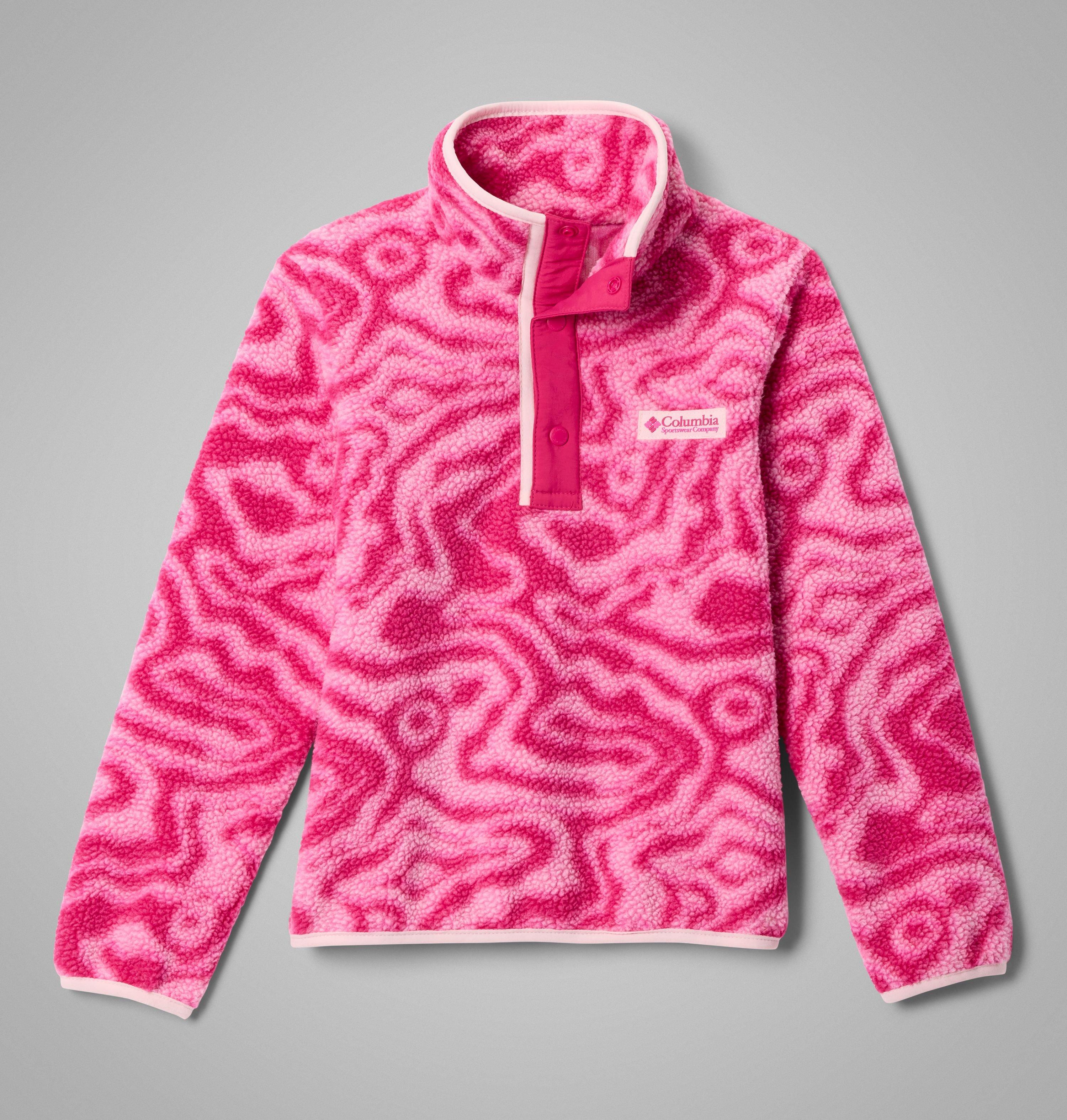 Columbia Kids' Helvetia II Printed Half Snap Fleece Pullover-