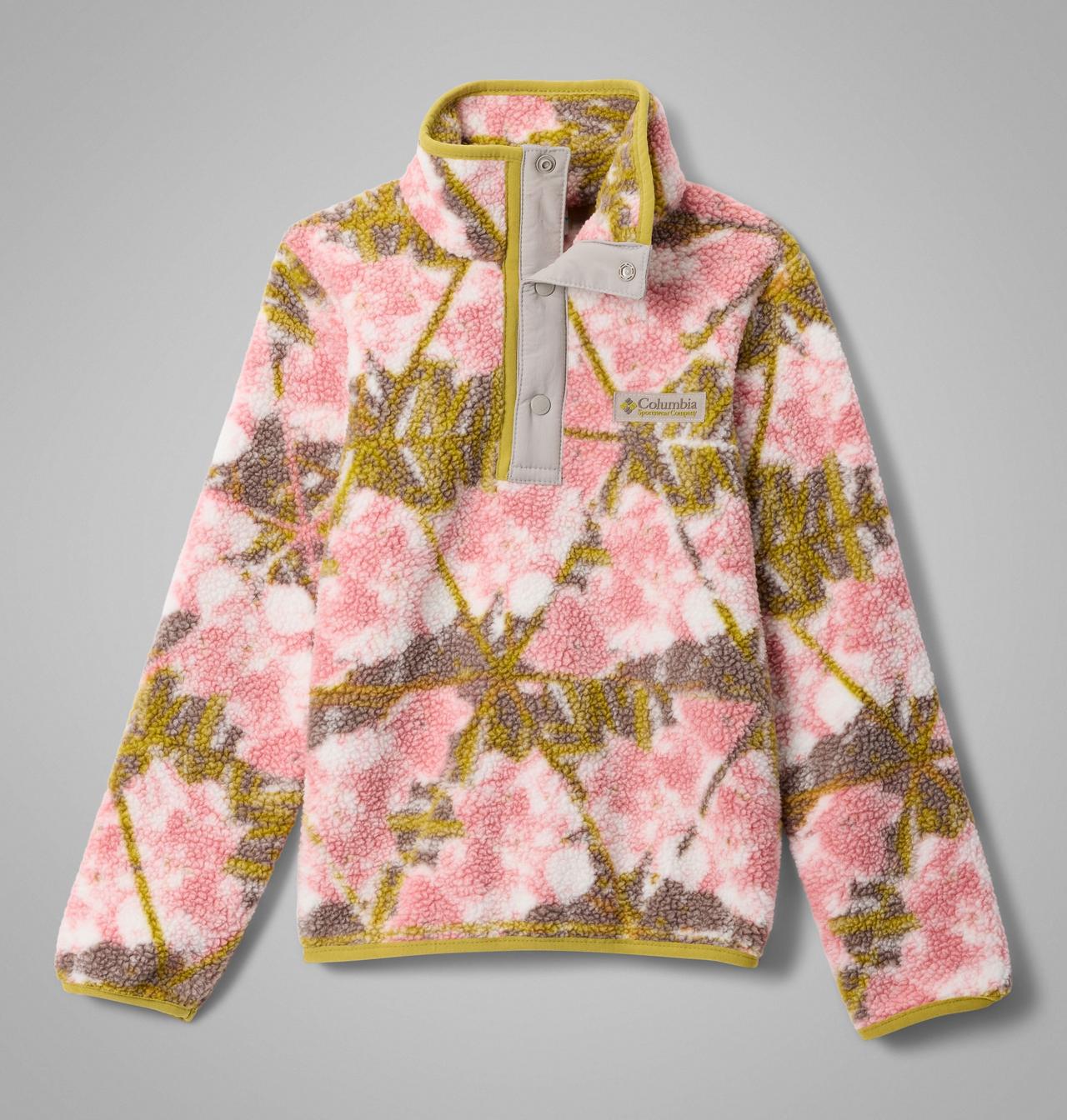 Kids' Helvetia™ II Printed Half Snap Fleece Pullover 1