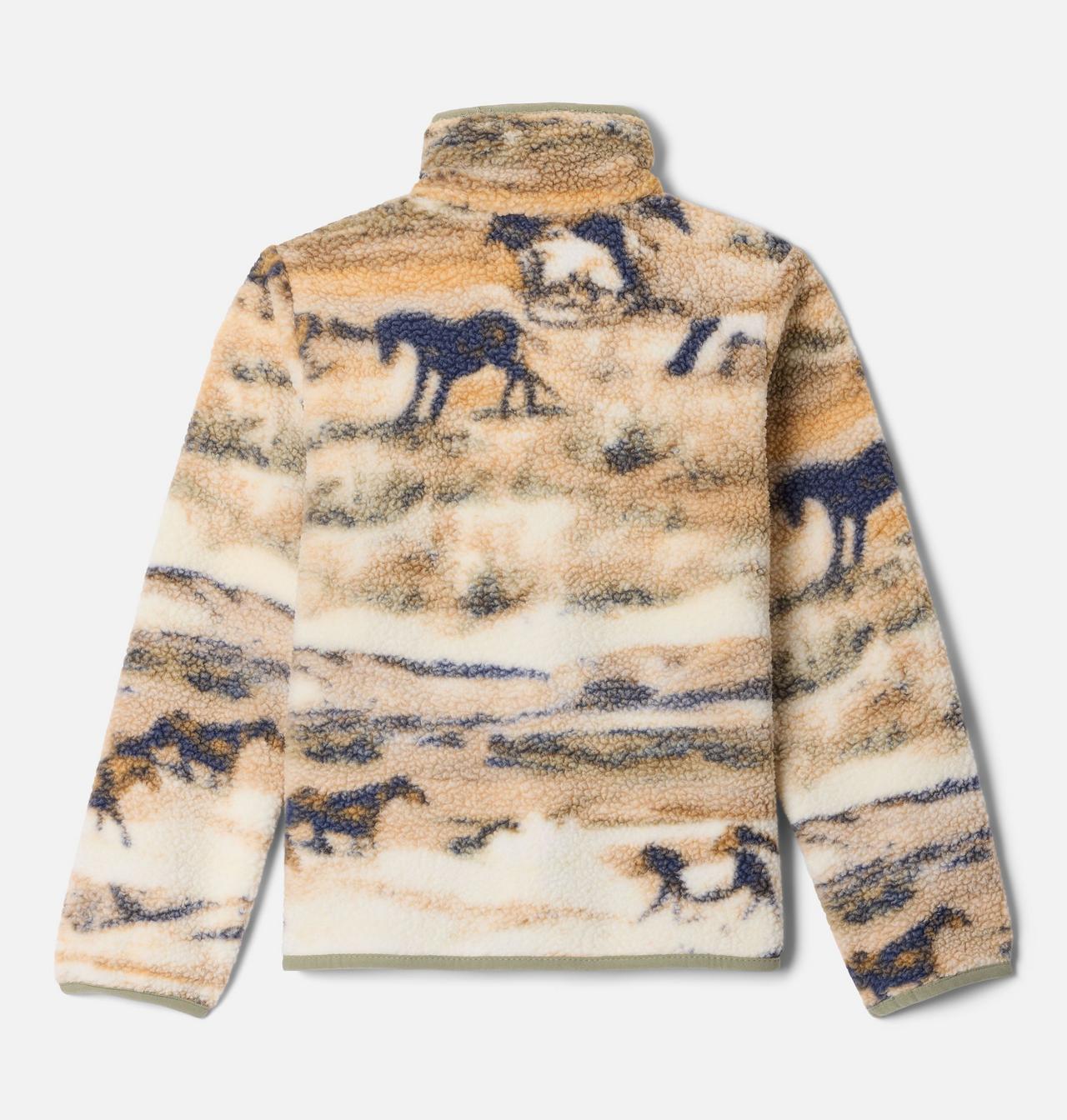 Kids' Helvetia™ II Printed Half Snap Fleece Pullover 2