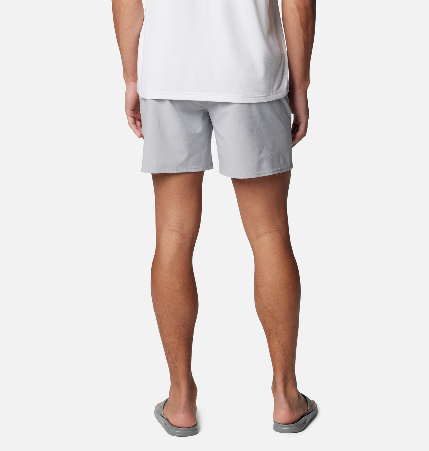 Мужские шорты Columbia Collegiate PFG Terminal Roamer Stretch Shorts - Kentucky, цвет: Серый — фото 2