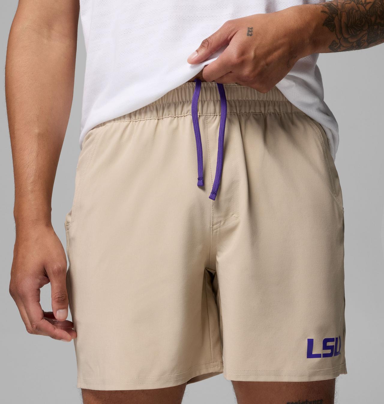 Men's Collegiate PFG Terminal Roamer Stretch Shorts - LSU 5
