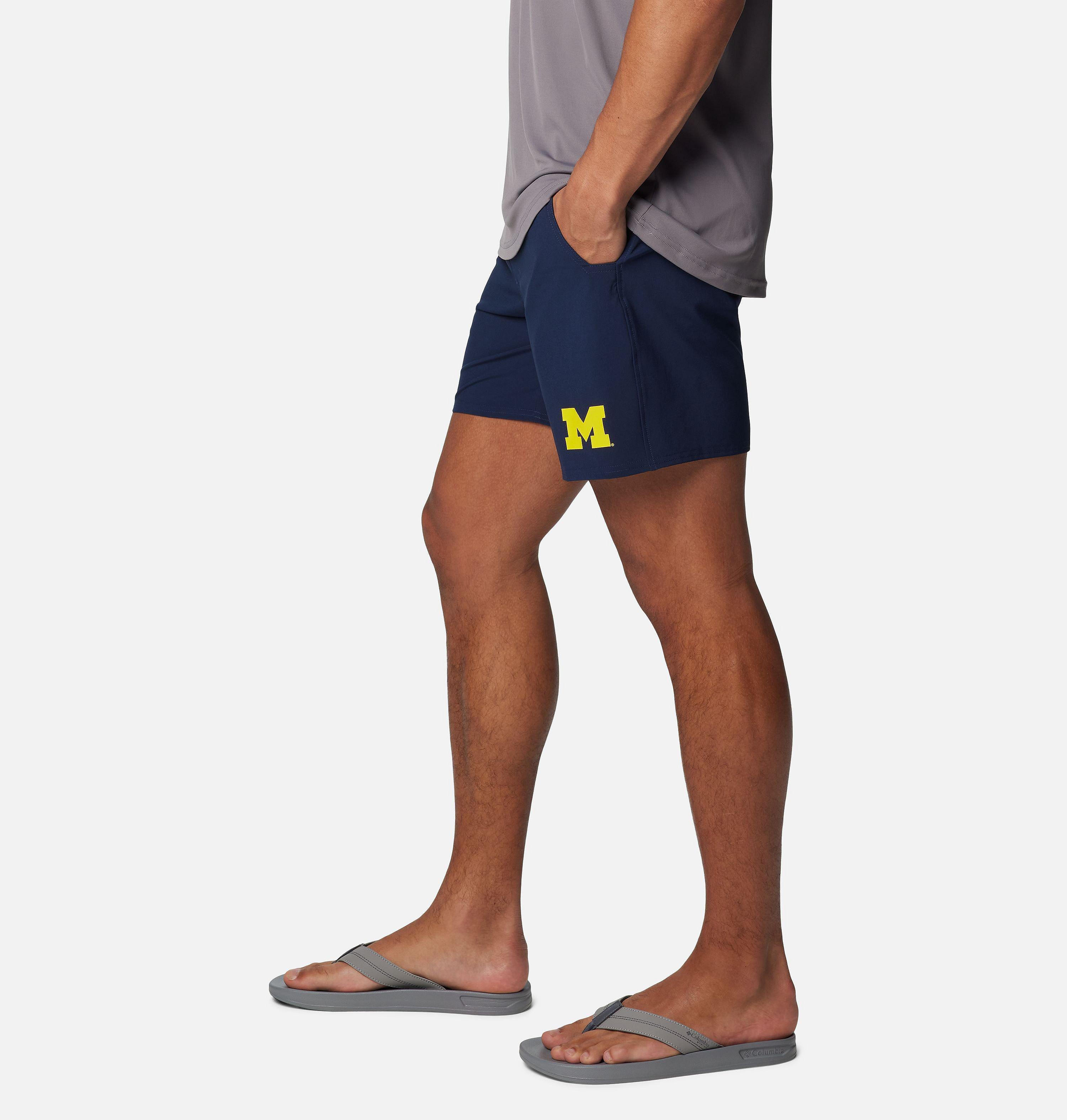 Men's Collegiate PFG Terminal Roamer Stretch Shorts - Michigan 2
