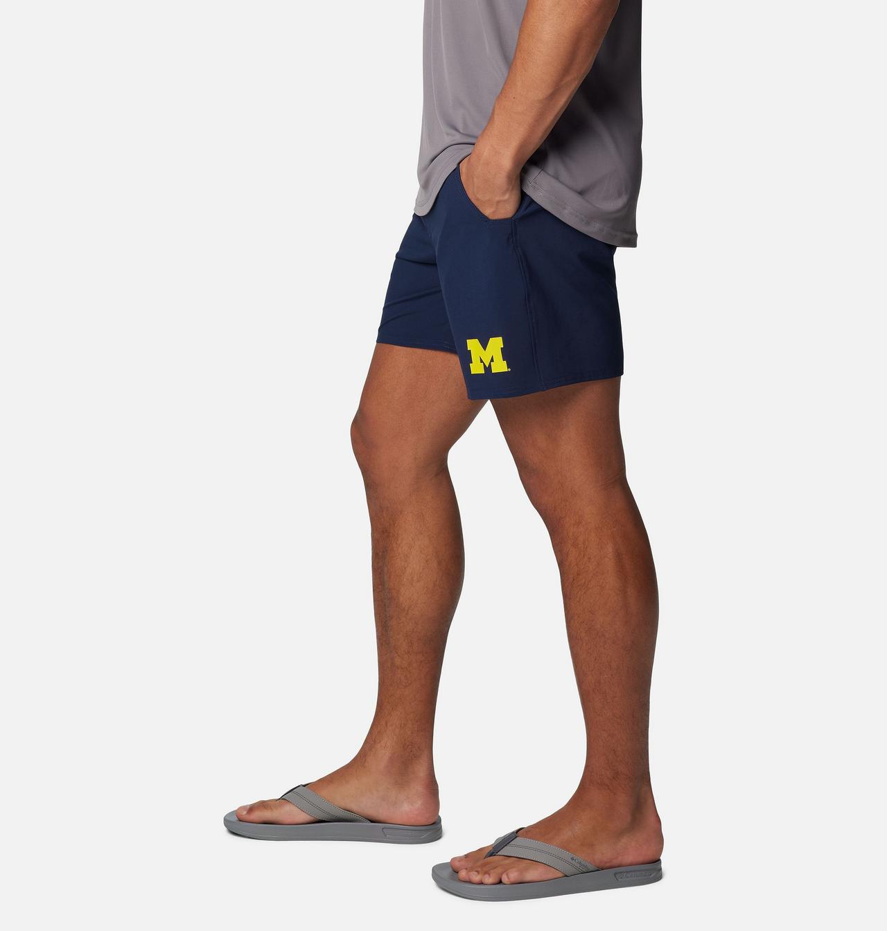 Men's Collegiate PFG Terminal Roamer Stretch Shorts - Michigan 2