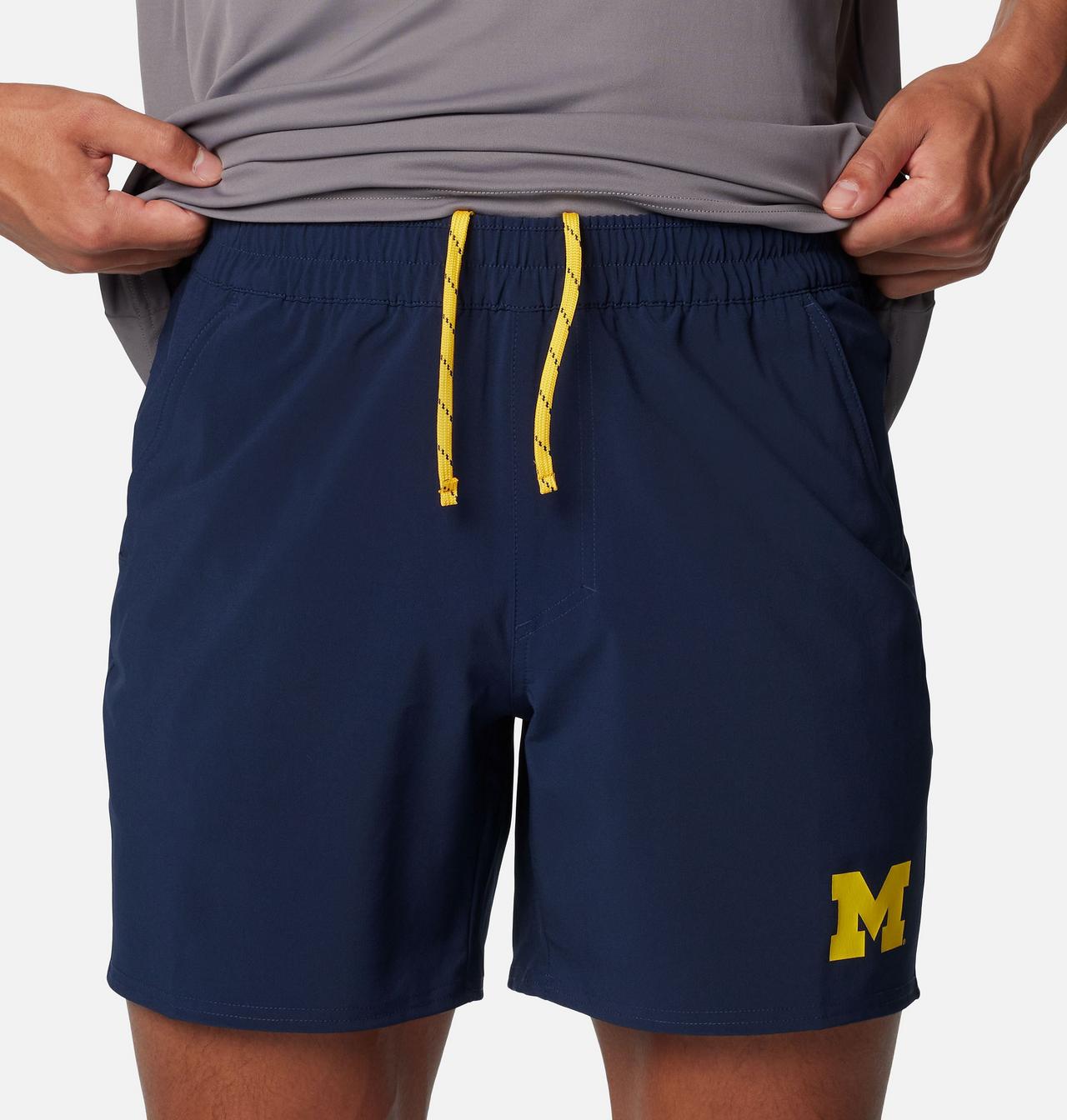 Men's Collegiate PFG Terminal Roamer Stretch Shorts - Michigan 3