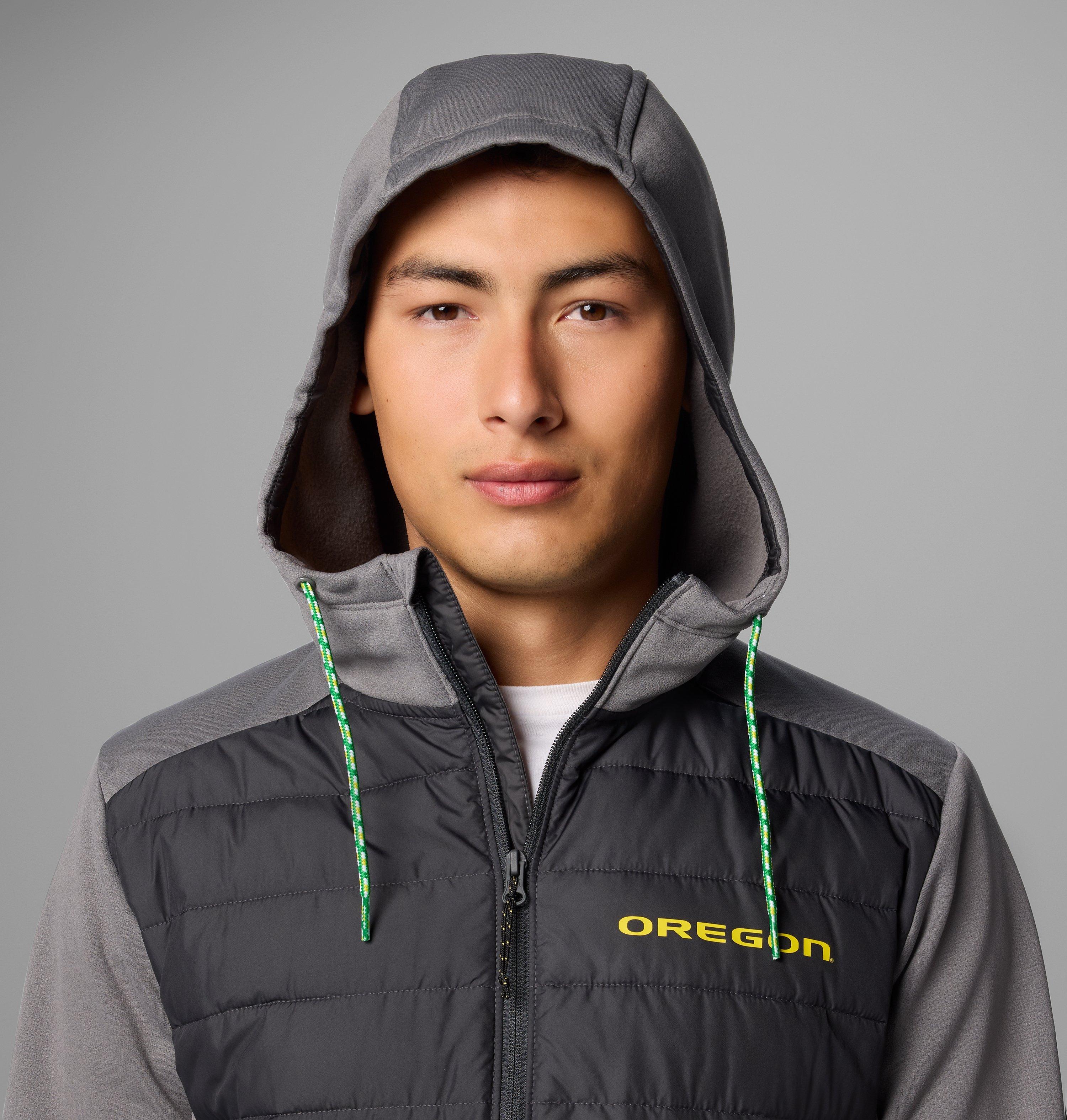 Men's Collegiate Out-Shield Hybrid Hoodie - Oregon 5