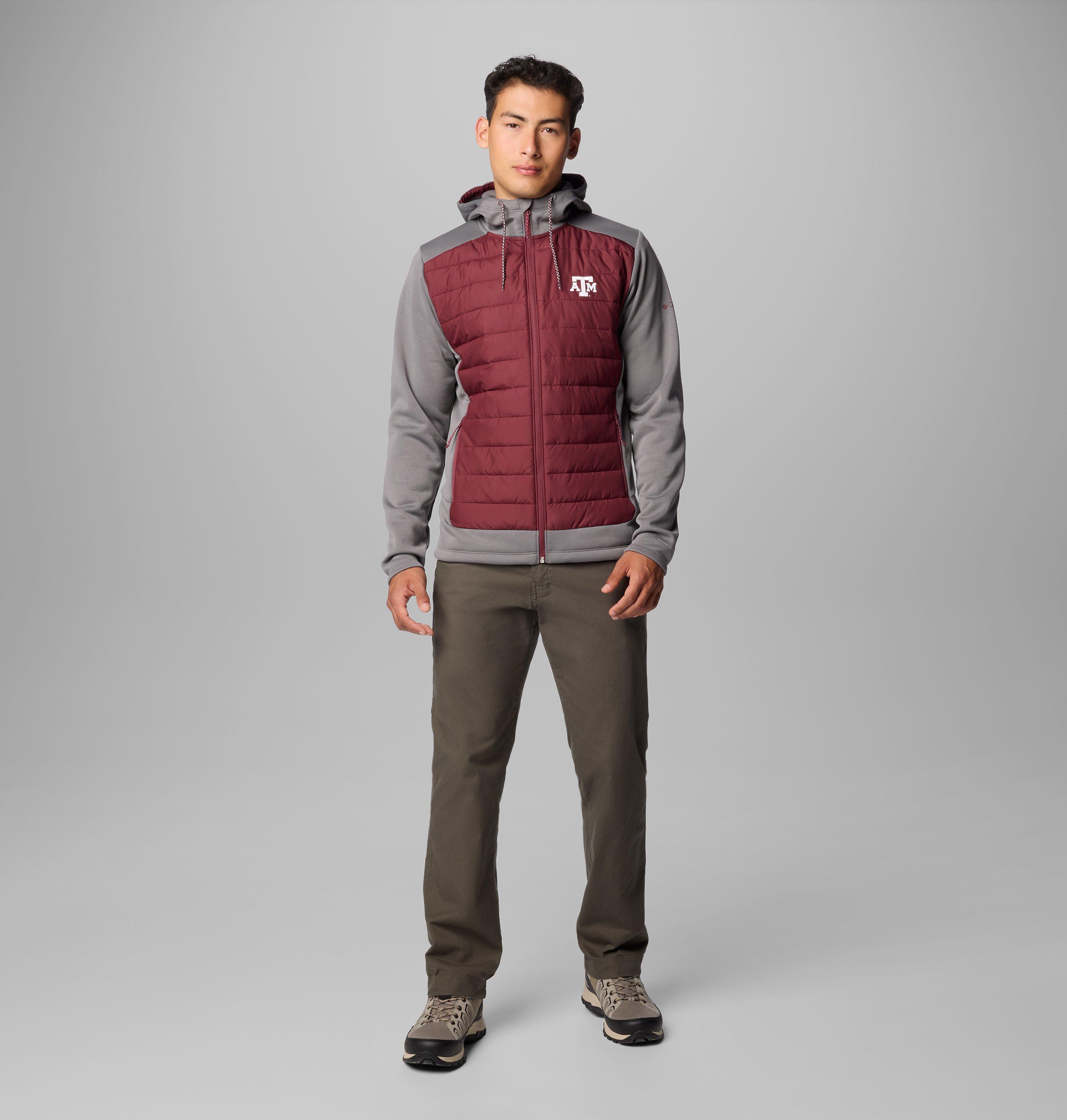 Men's Collegiate Out-Shield Hybrid Hoodie - Texas A&M 3