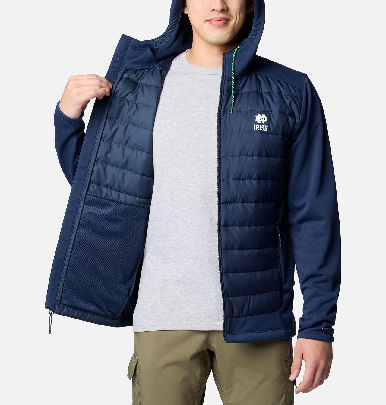 Men's Collegiate Out-Shield™ Hybrid Hoodie - Notre Dame 5