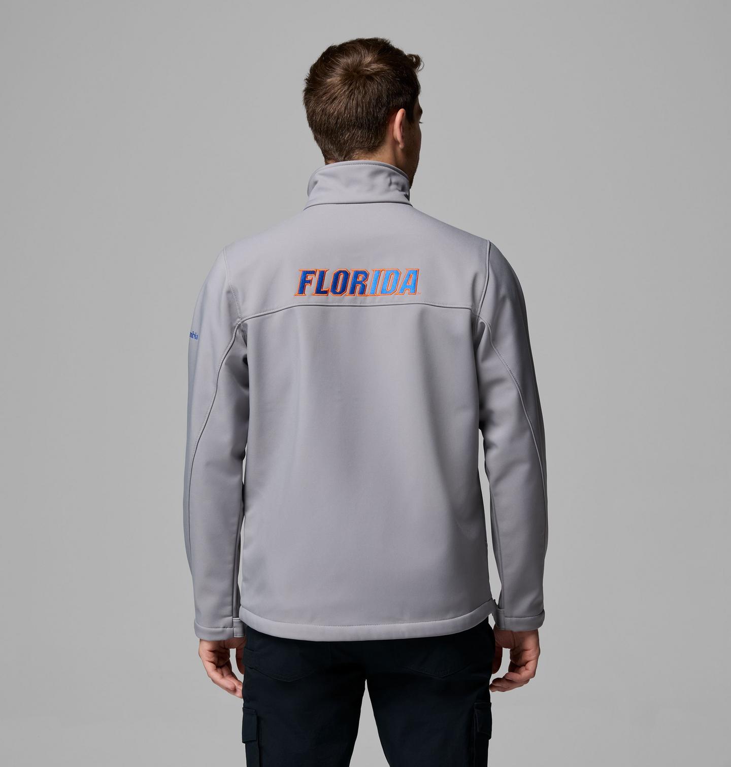 Мужские куртки Columbia Collegiate Ascender III Softshell - Florida, цвет: Светлый серый — фото 3