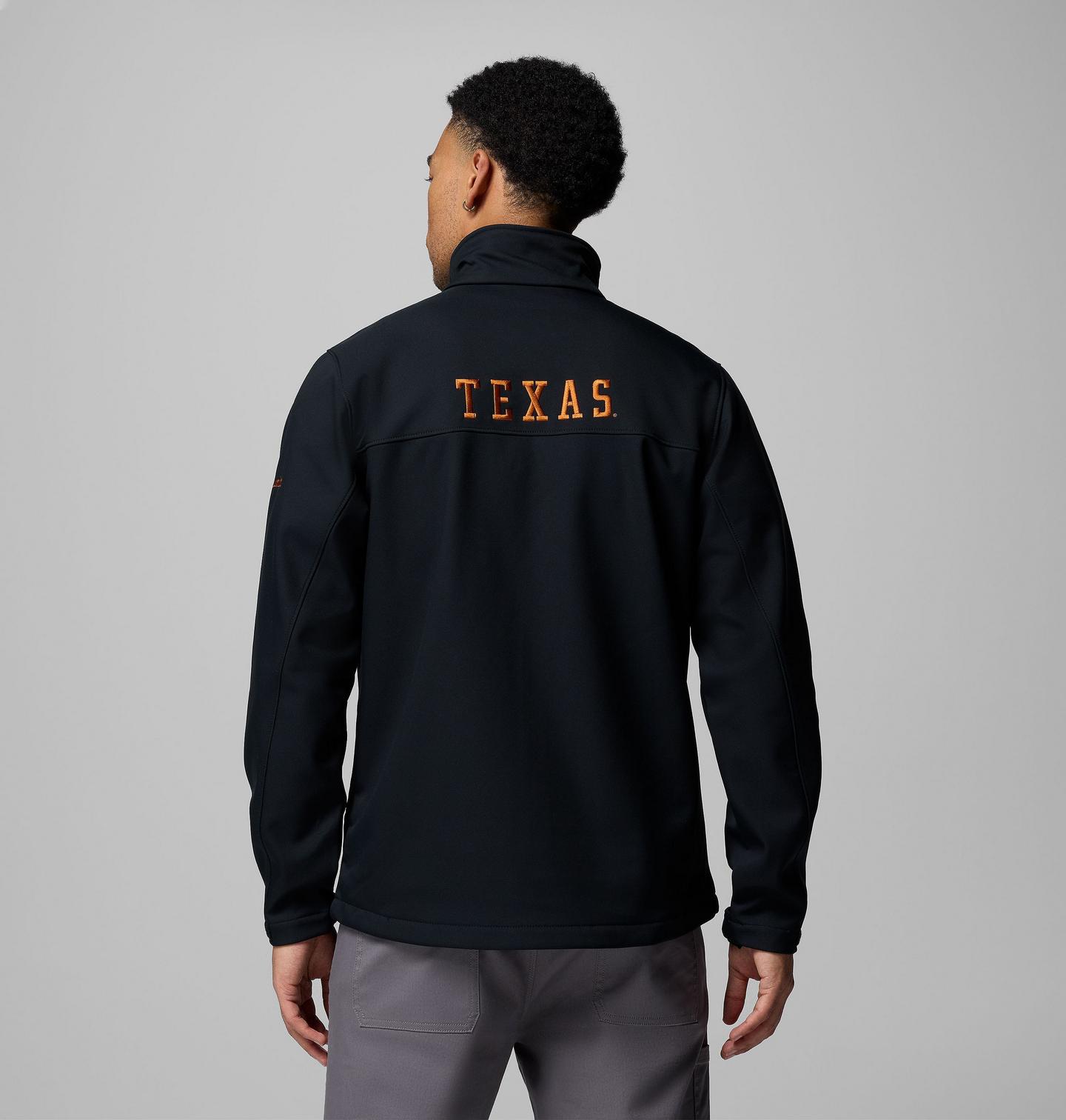 Мужские куртки Columbia Collegiate Ascender III Softshell - Texas, цвет: Чёрный — фото 3