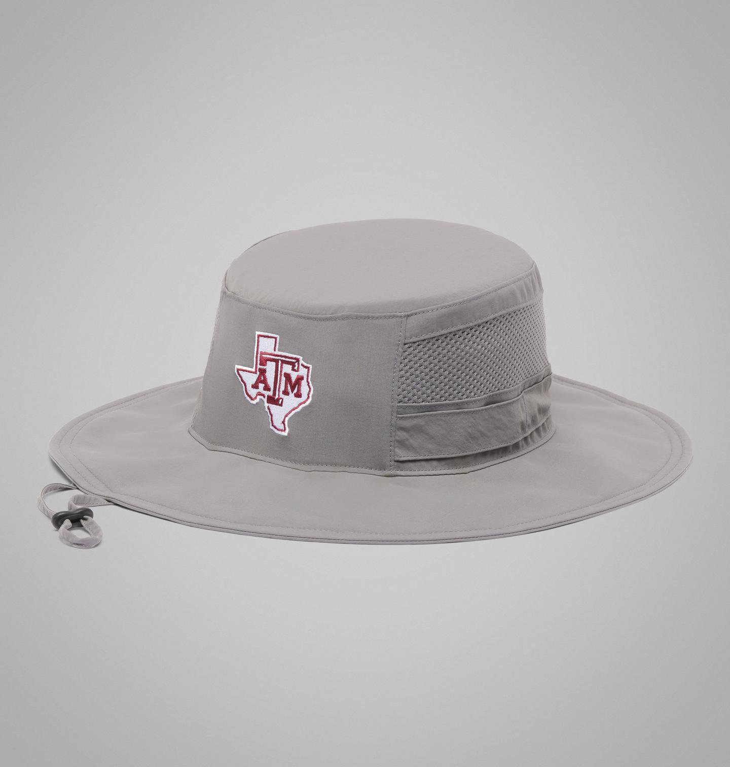 Головной убор Columbia Collegiate Bora Bora III Booney Hat - Texas A&M, цвет: Серый — фото 1
