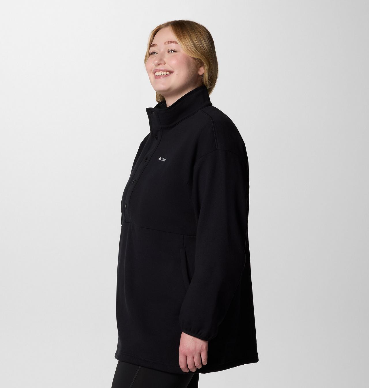 Women's Hart Mountain™ Half Snap Tunic - Plus Size | 010 | 1X 2