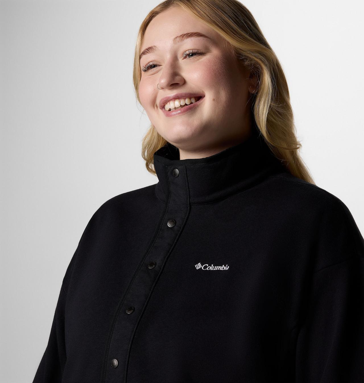 Women's Hart Mountain™ Half Snap Tunic - Plus Size | 010 | 1X 4