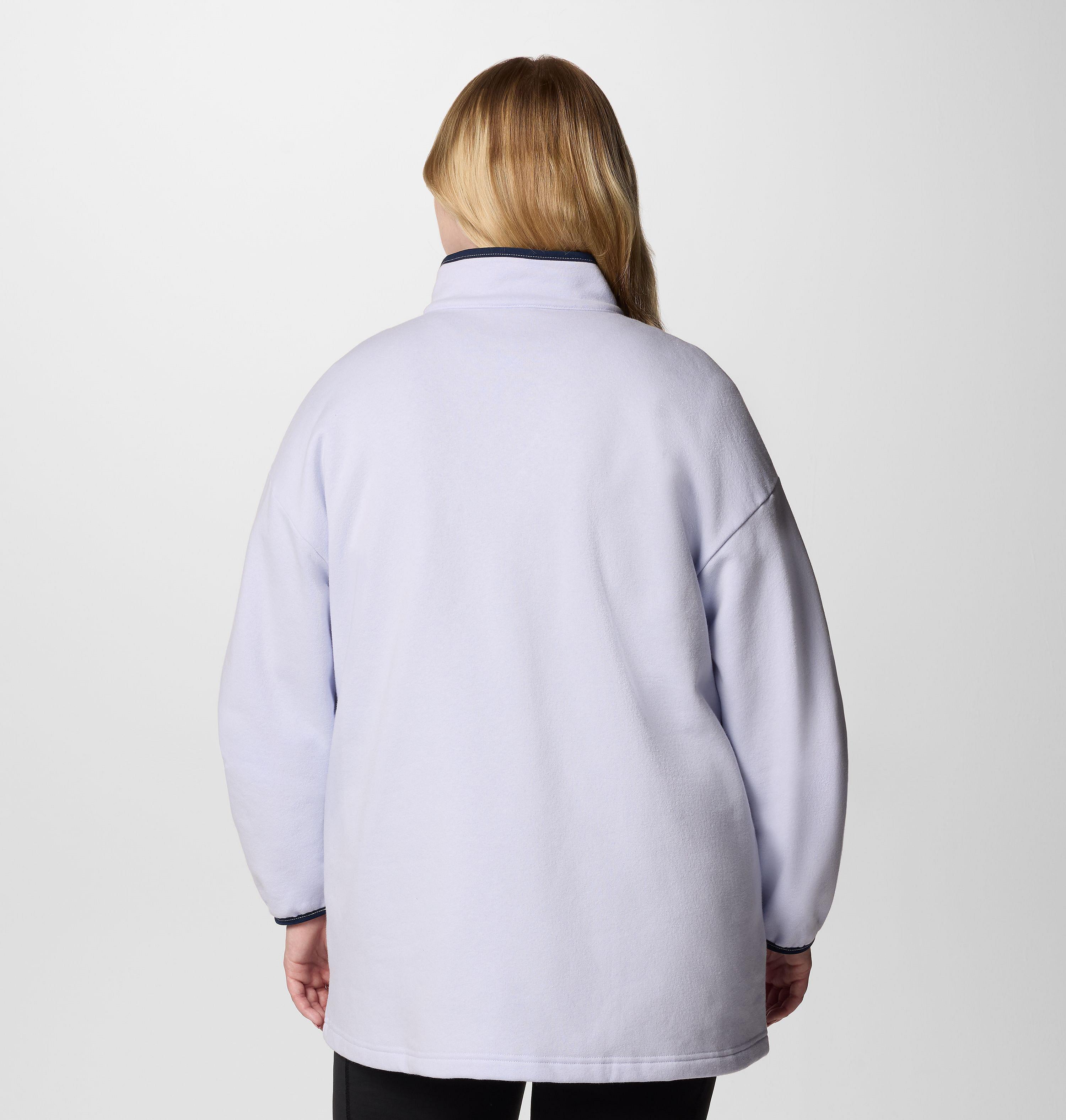 Women's Hart Mountain Half Snap Tunic - Plus Size 2