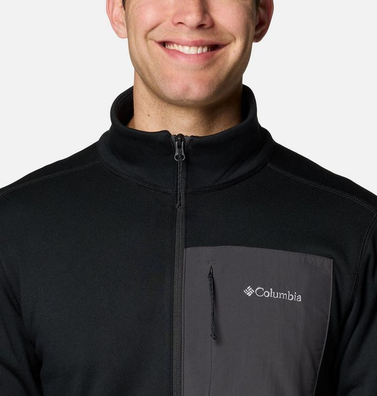 Men's Columbia Hike II Technical Fleece Jacket, Color: Black, image 4