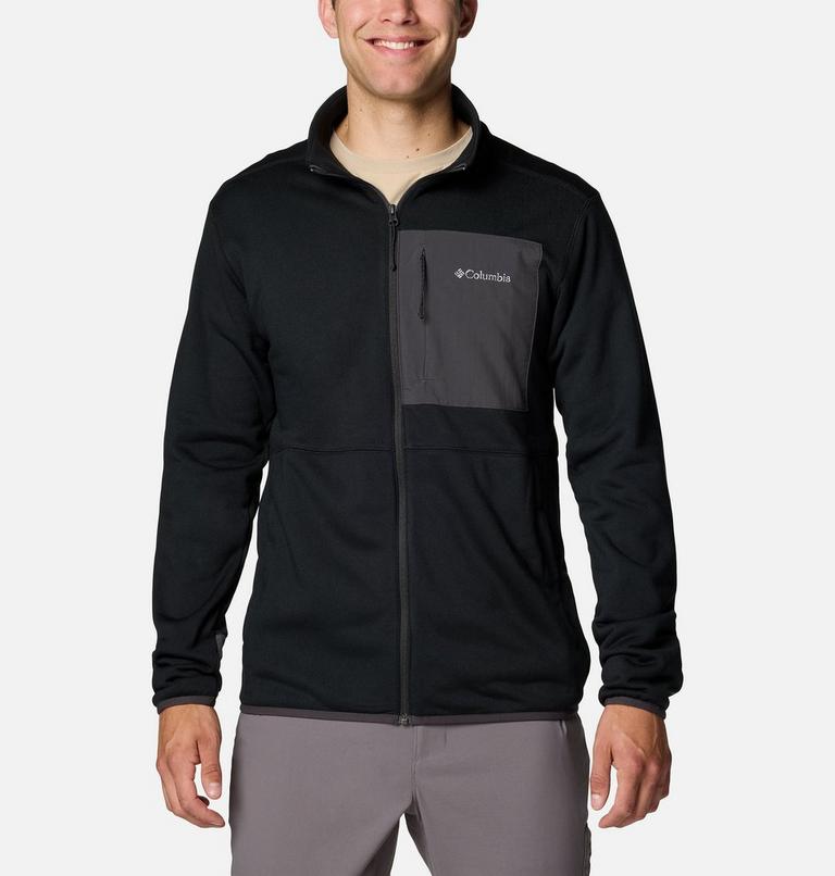 Men's Columbia Hike II Technical Fleece Jacket, Color: Black, image 1
