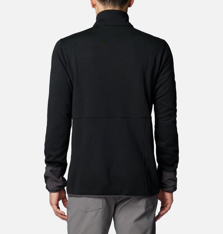Men's Columbia Hike II Technical Half Zip Fleece, Color: Black, image 2