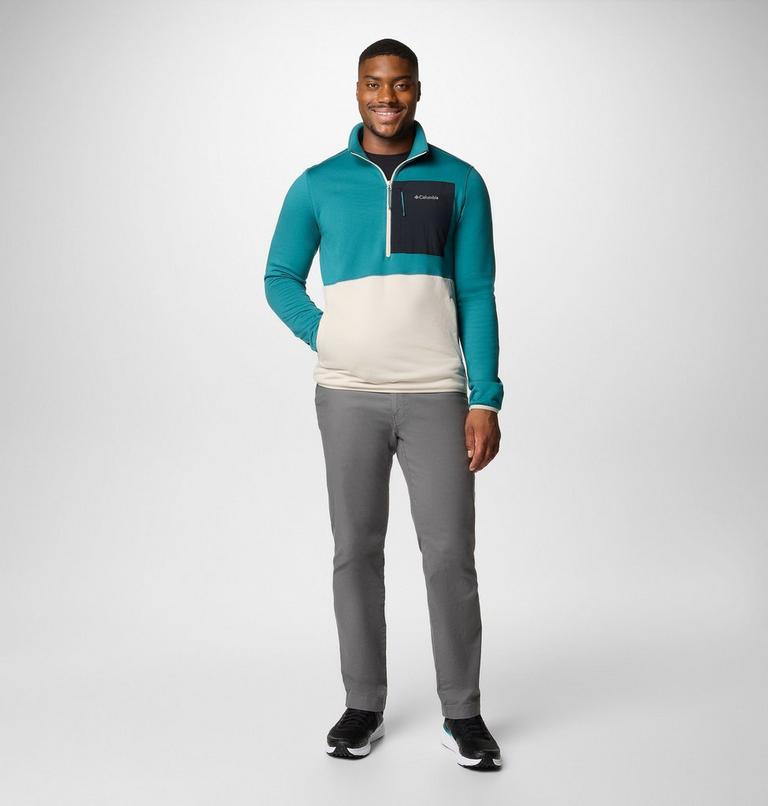 Columbia Hike II technisches Half Zip Fleece für Männer, Color: River Blue, Dark Stone, Black, image 2