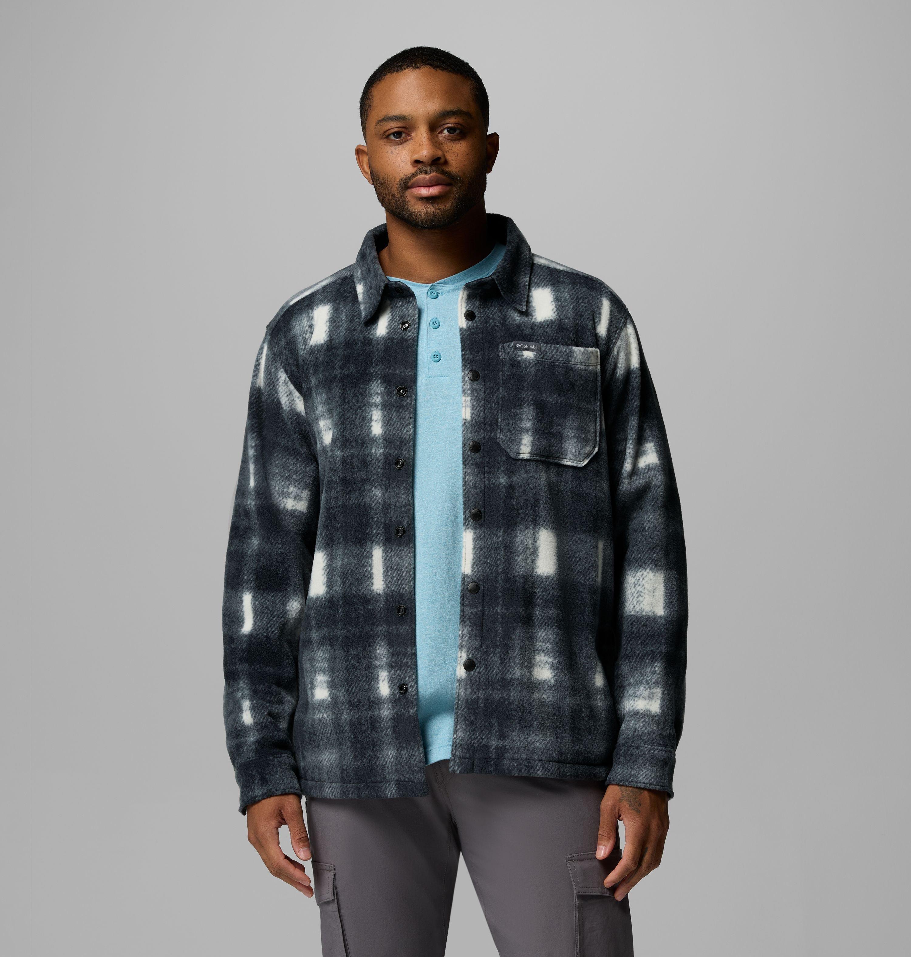 Men's Steens Mountain Printed Fleece Shirt Jacket II 5