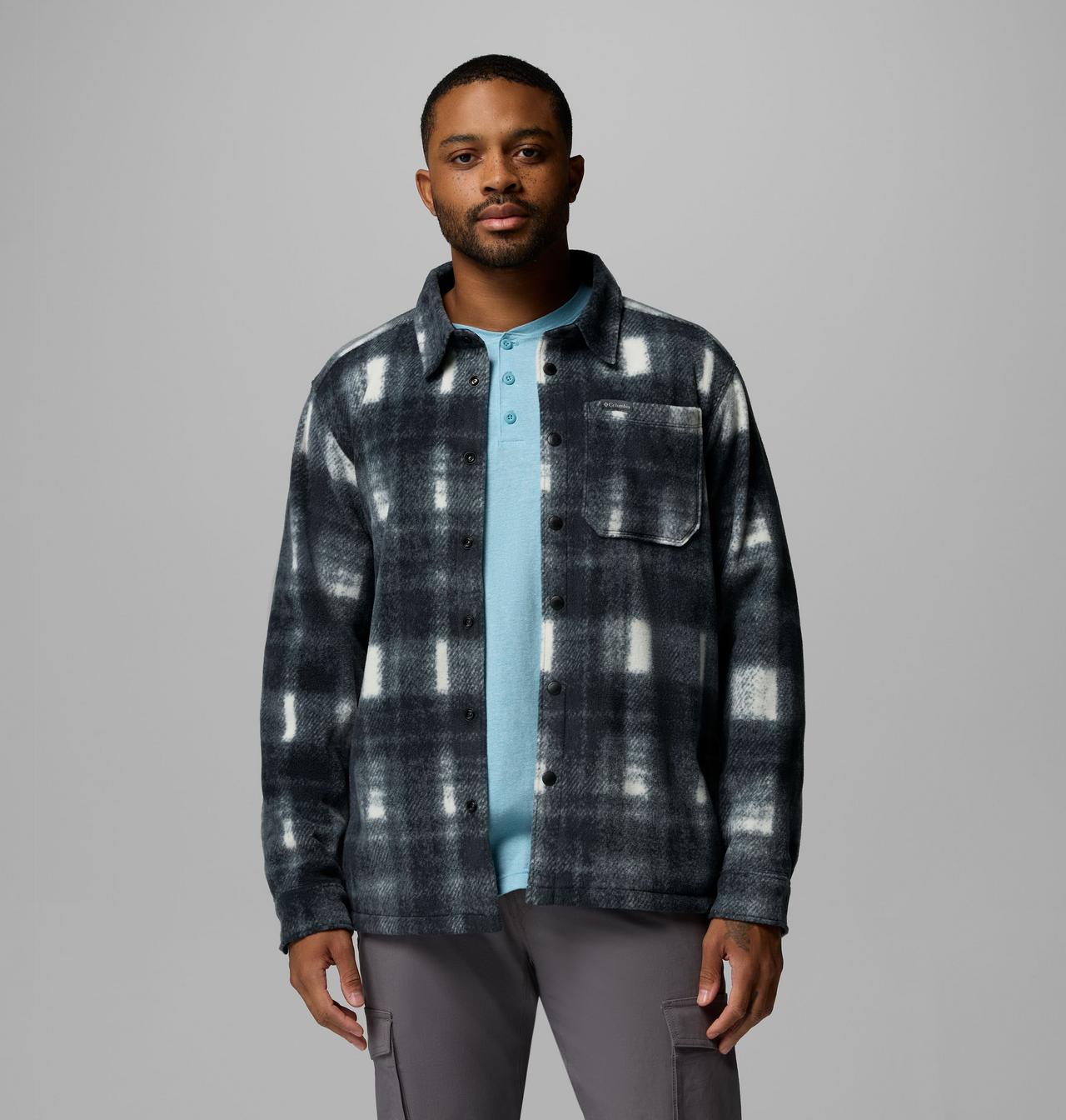 Men's Steens Mountain™ Printed Fleece Shirt Jacket II 5