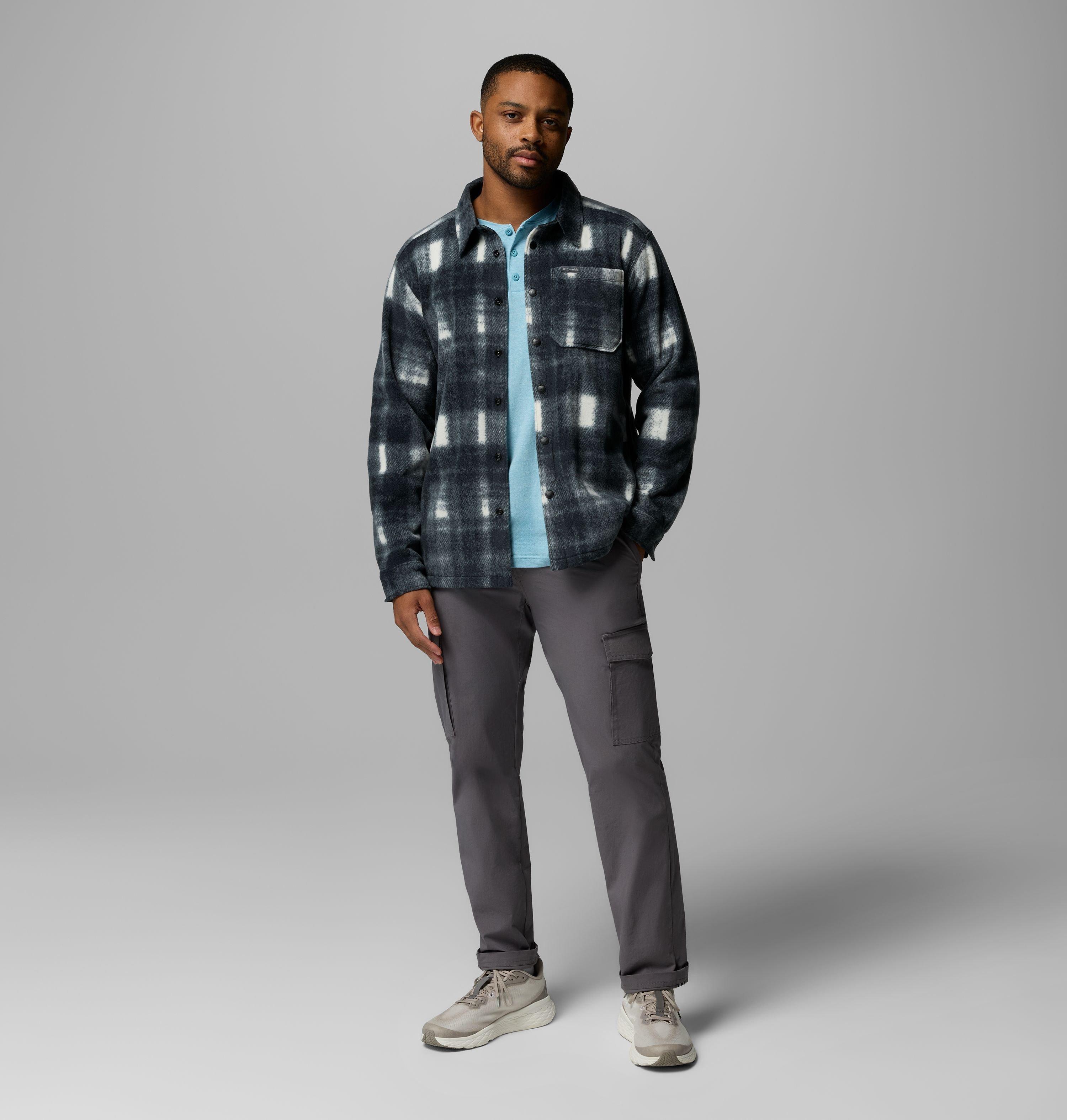 Men's Steens Mountain Printed Fleece Shirt Jacket II 2