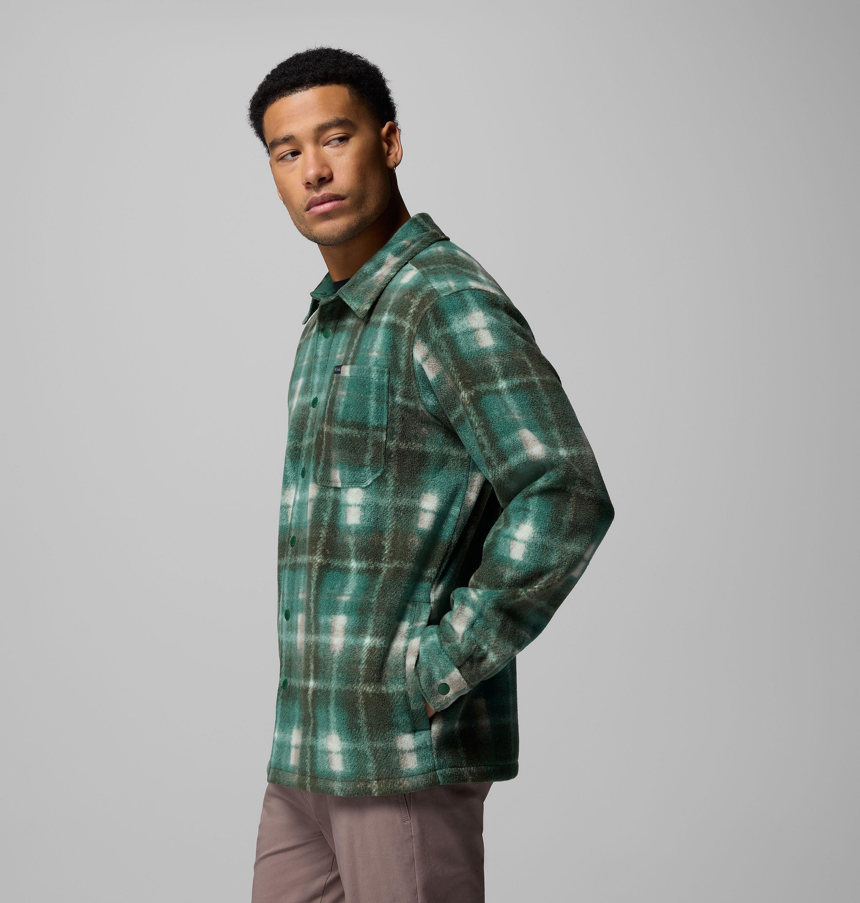 Men's Steens Mountain Printed Fleece Shirt Jacket II 4