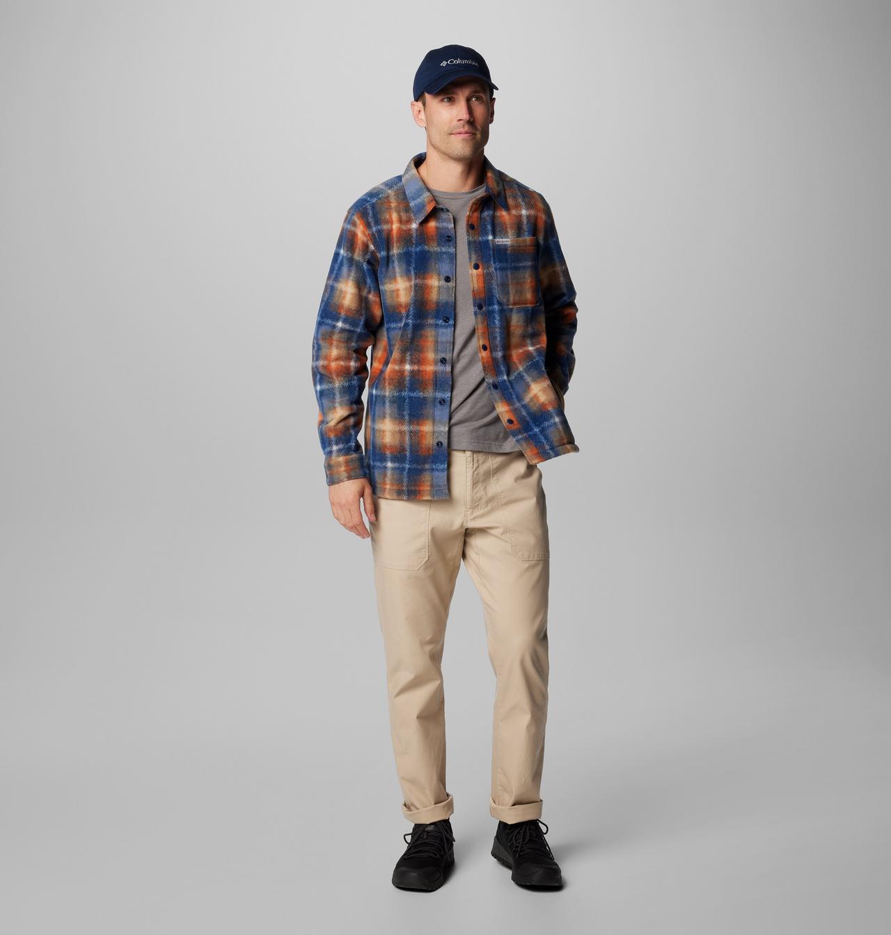 Men's Steens Mountain™ Printed Fleece Shirt Jacket II | 464 | L 3