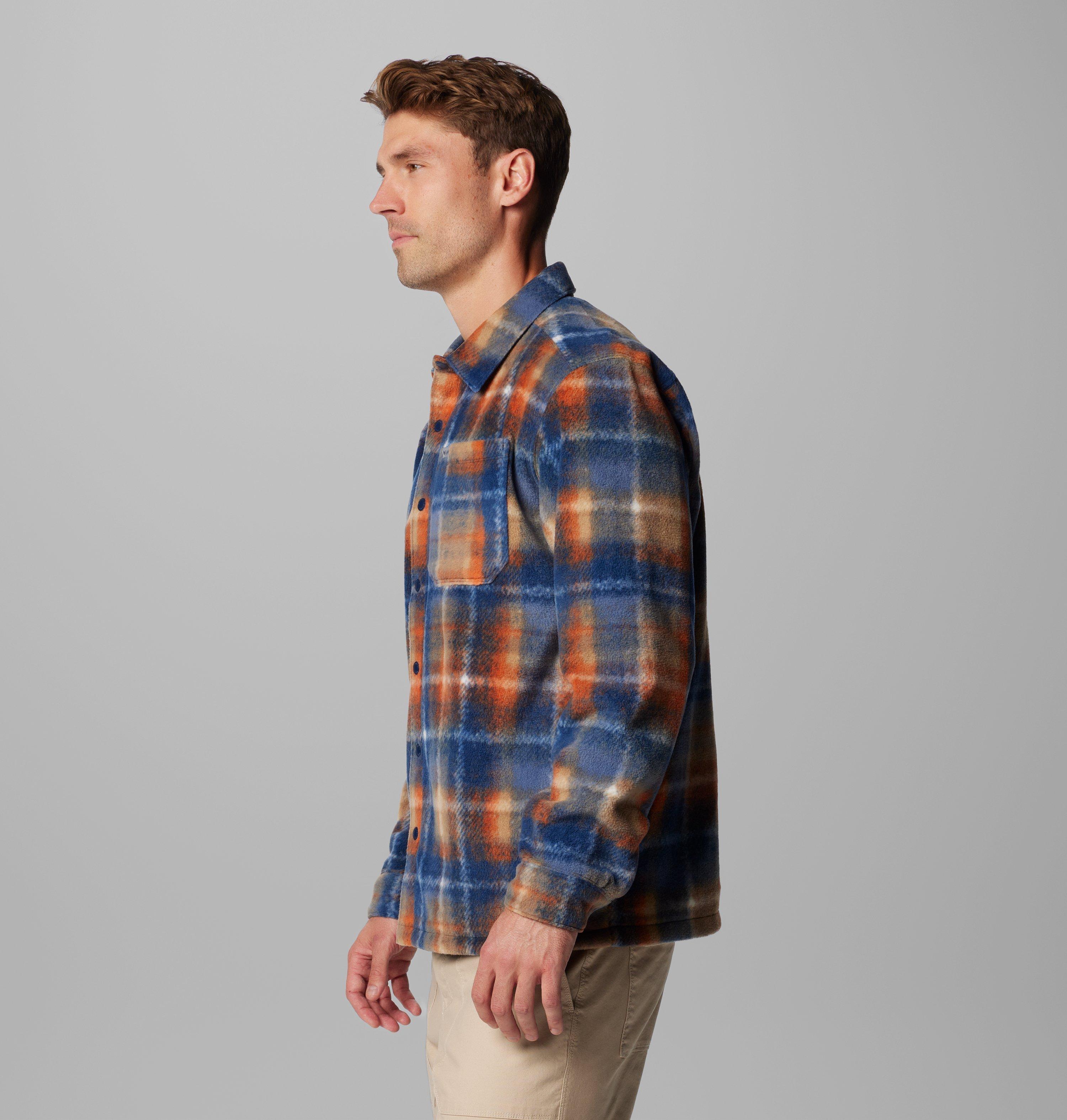 Men's Steens Mountain Printed Fleece Shirt Jacket II 4