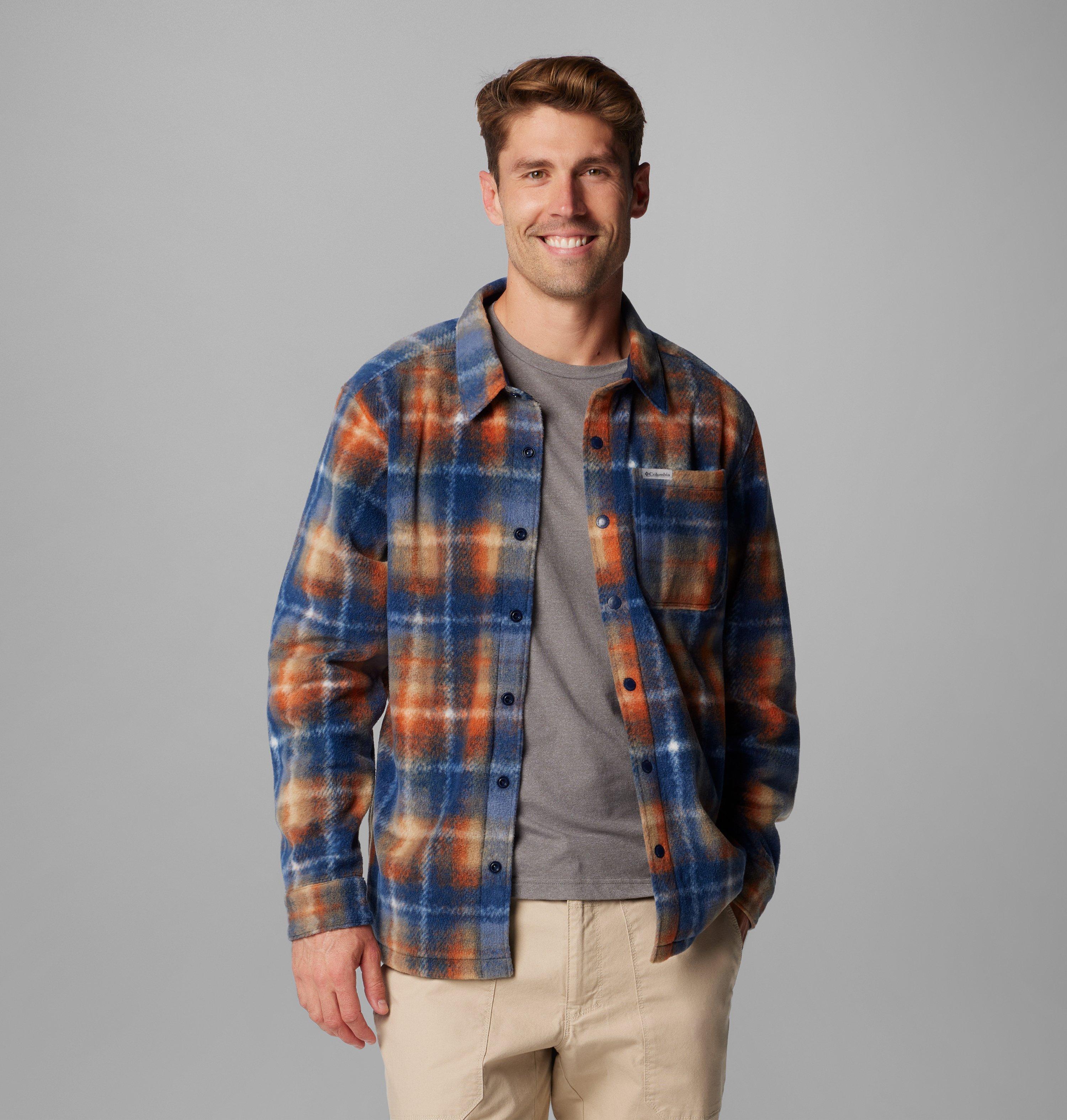 Men's Steens Mountain Printed Fleece Shirt Jacket II 6