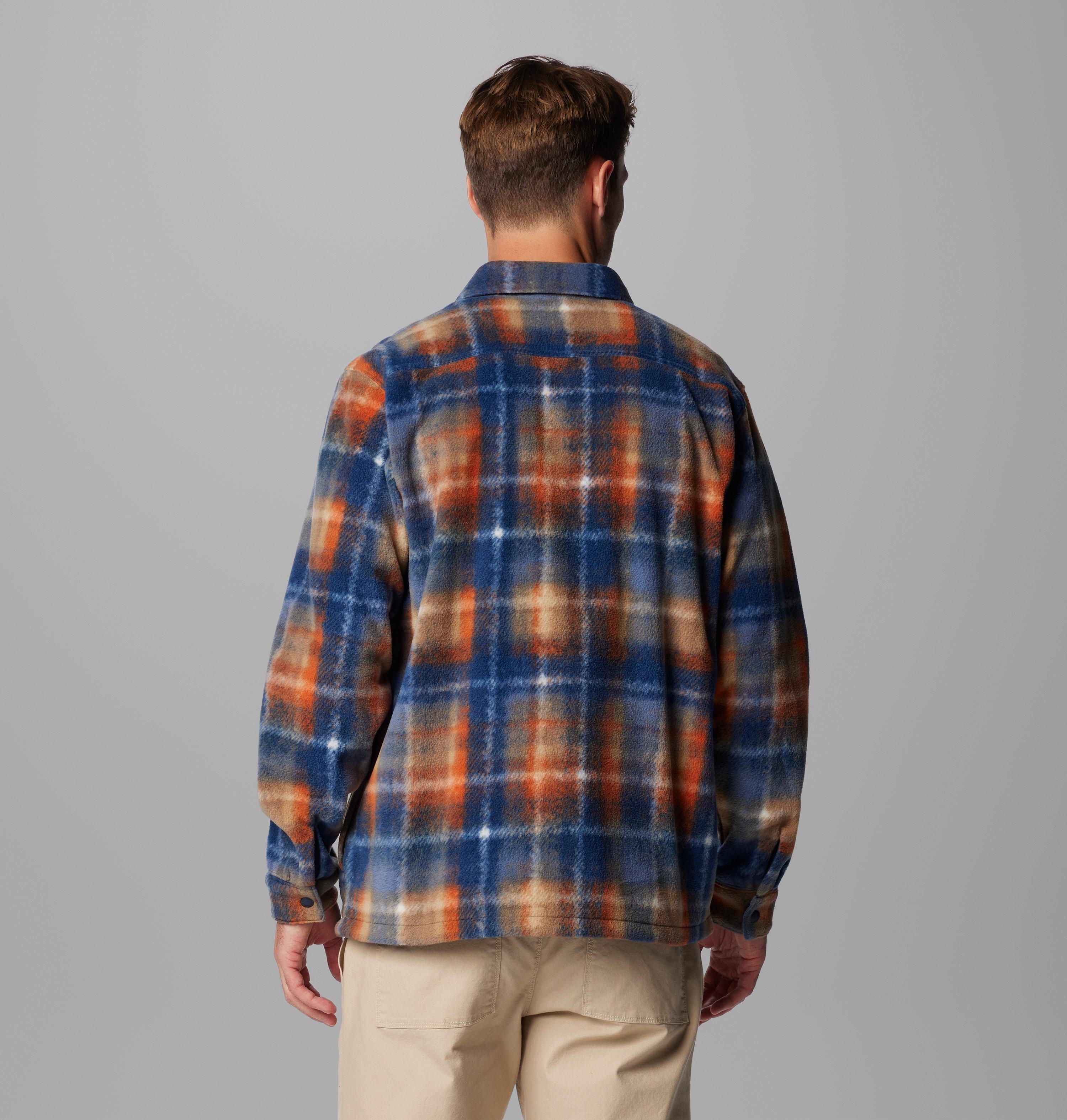 Men's Steens Mountain Printed Fleece Shirt Jacket II 2