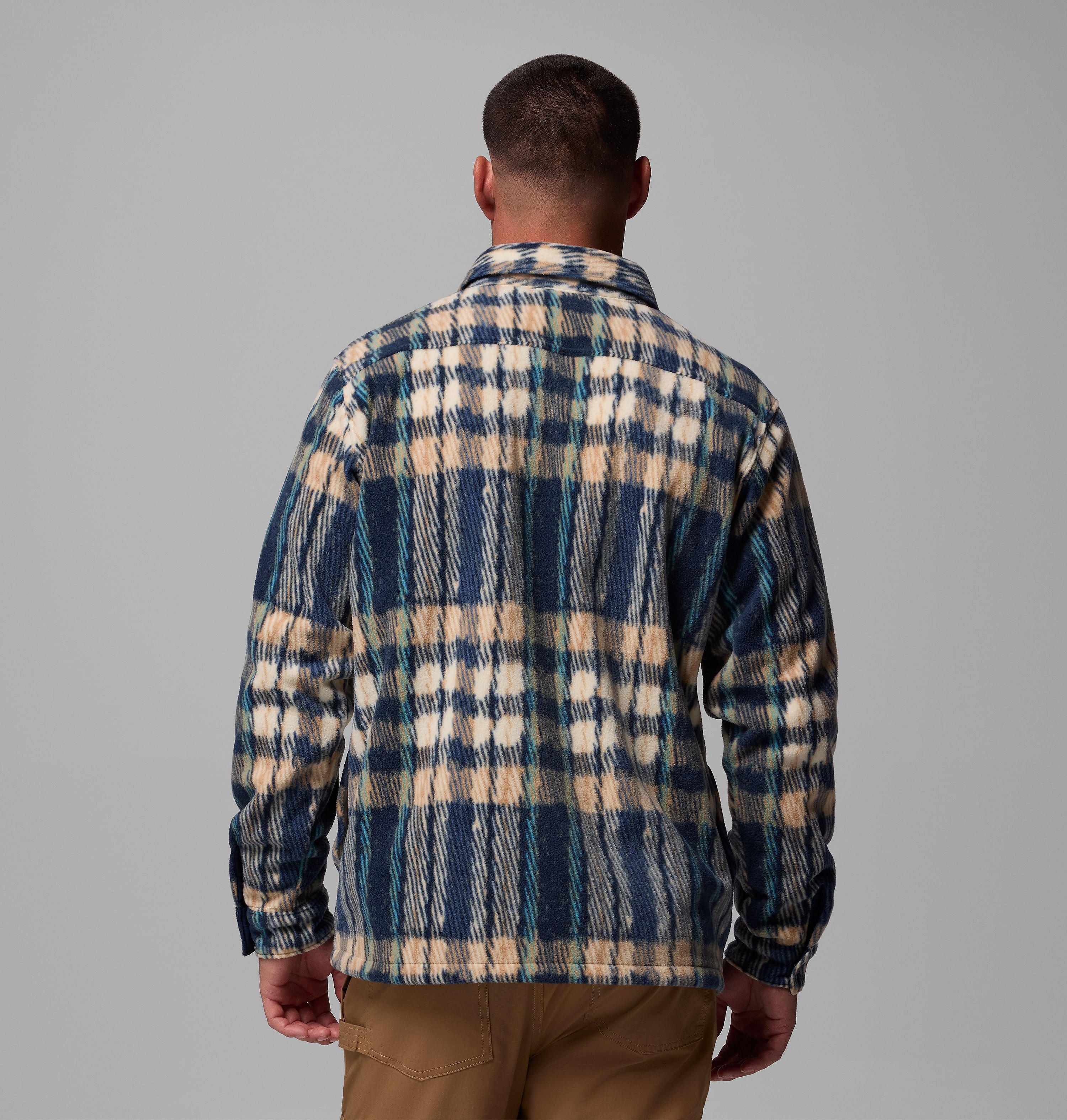 Men's Steens Mountain Printed Fleece Shirt Jacket II 3