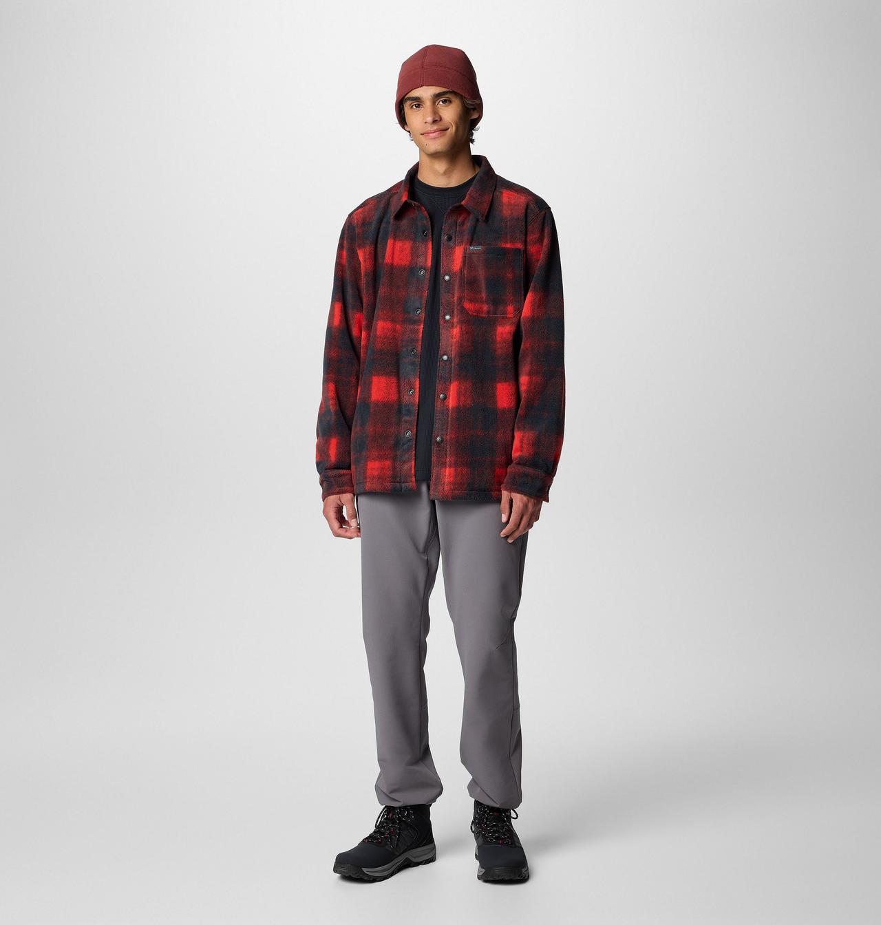 Men's Steens Mountain™ Printed Fleece Shirt Jacket II 4