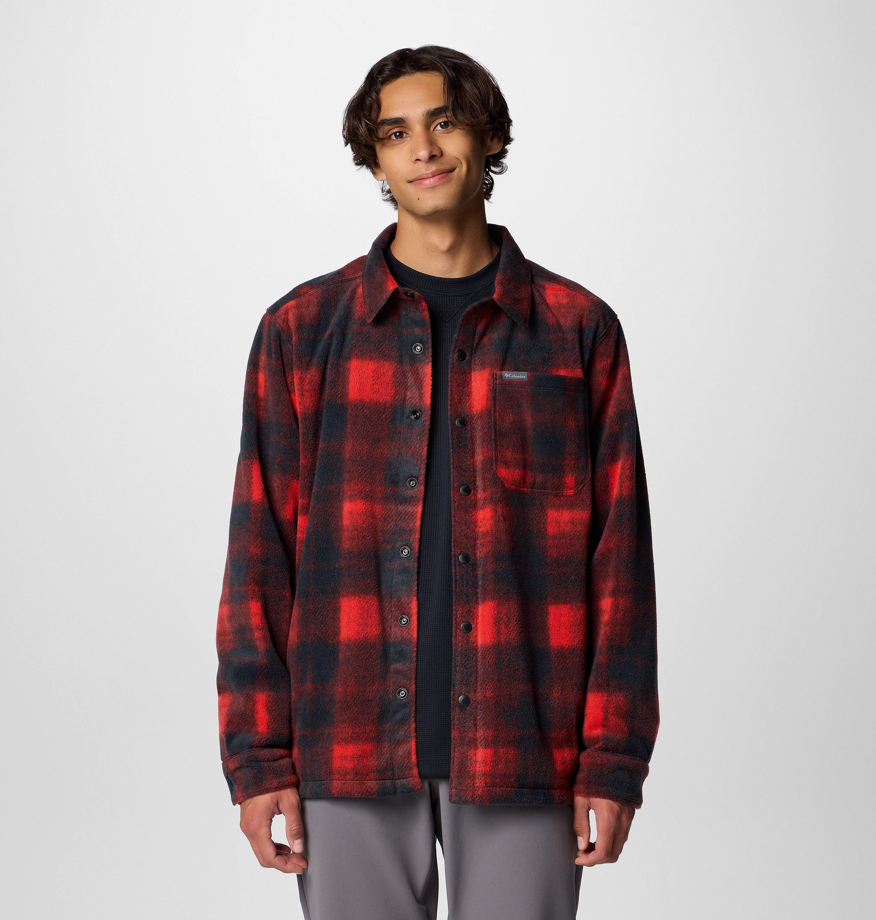 Men's Steens Mountain Printed Fleece Shirt Jacket II 6