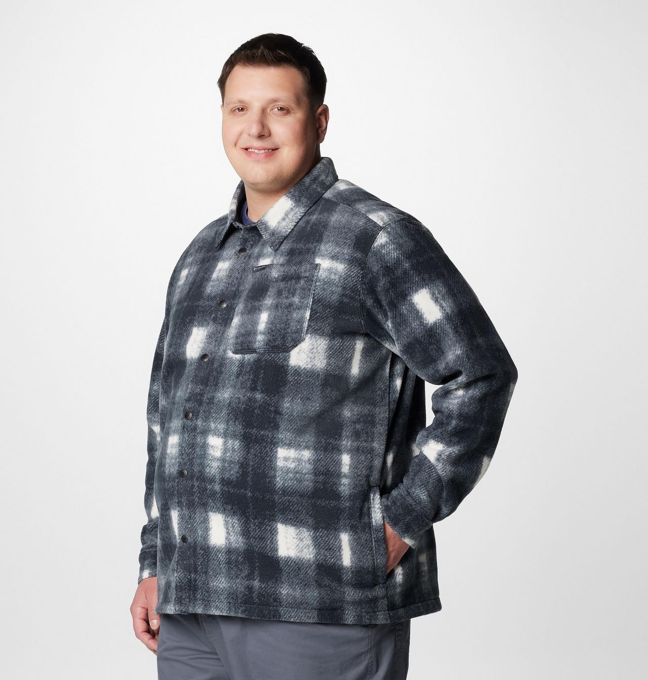 Men's Steens Mountain™ Printed Fleece Shirt Jacket II - Big 4