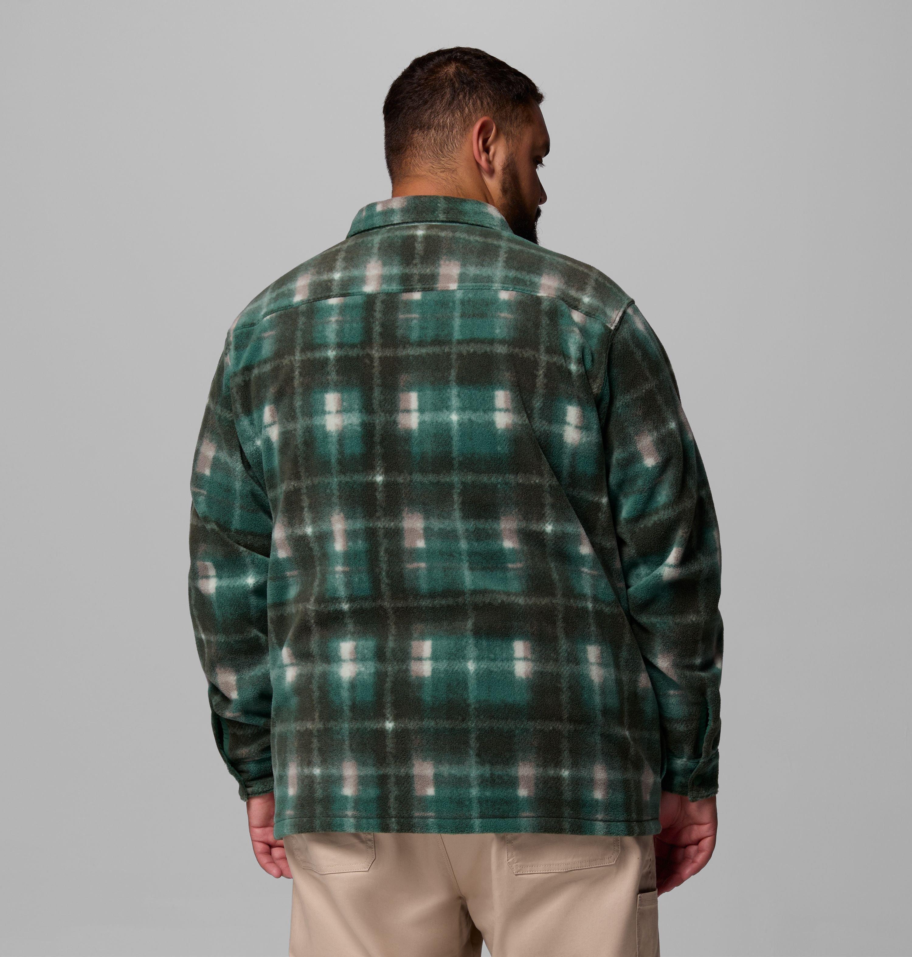 Manteau-chemise imprimé en laine polaire Steens Mountain II pour homme – Tailles fortes 3