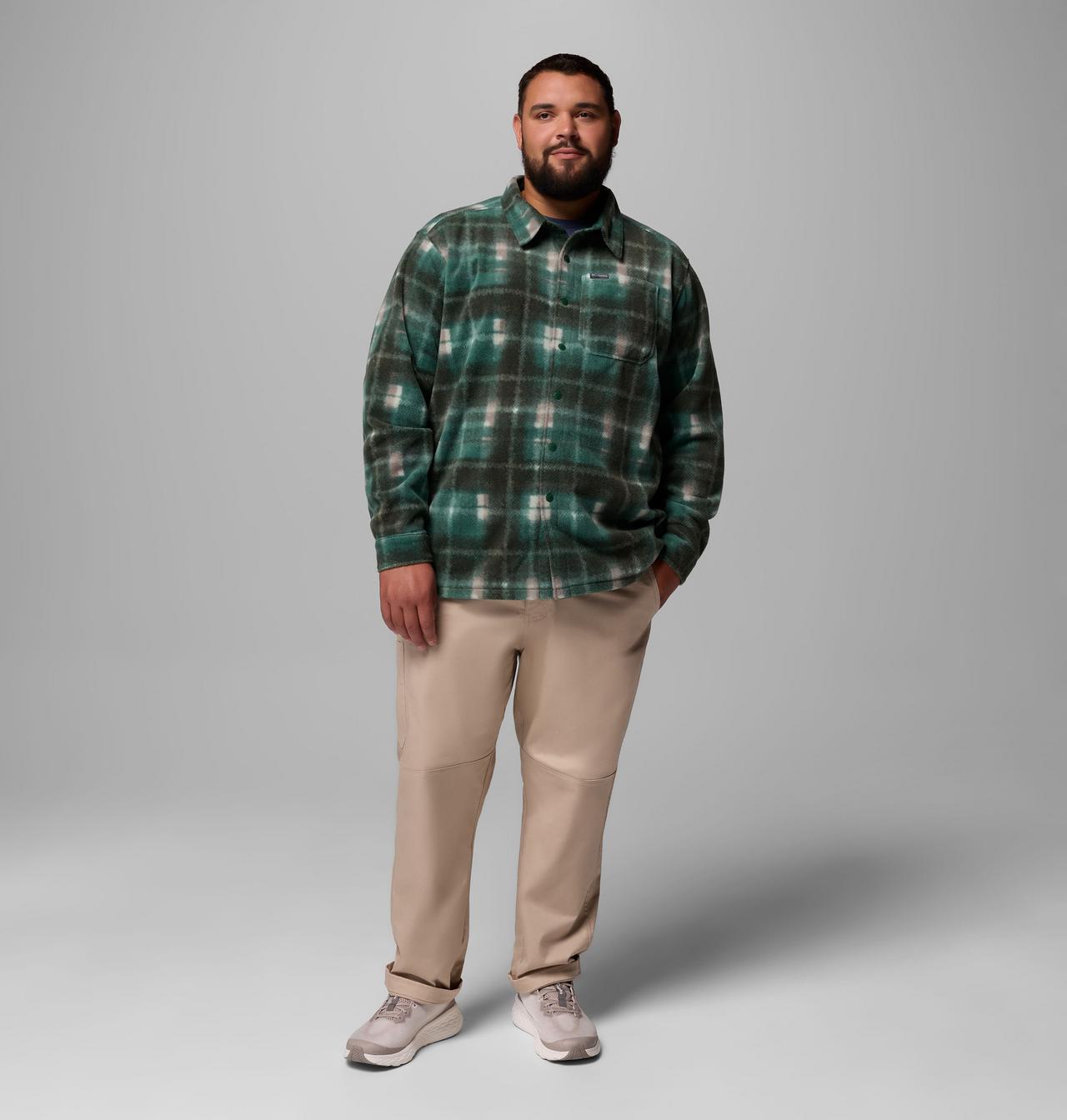 Men's Steens Mountain™ Printed Fleece Shirt Jacket II - Big 2