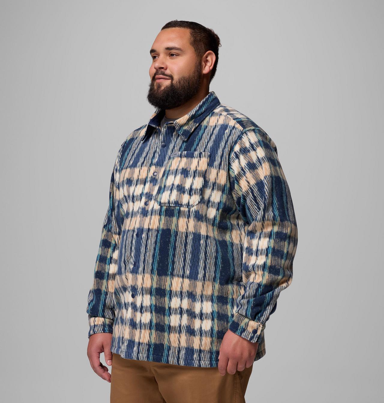 Men's Steens Mountain™ Printed Fleece Shirt Jacket II - Big 4
