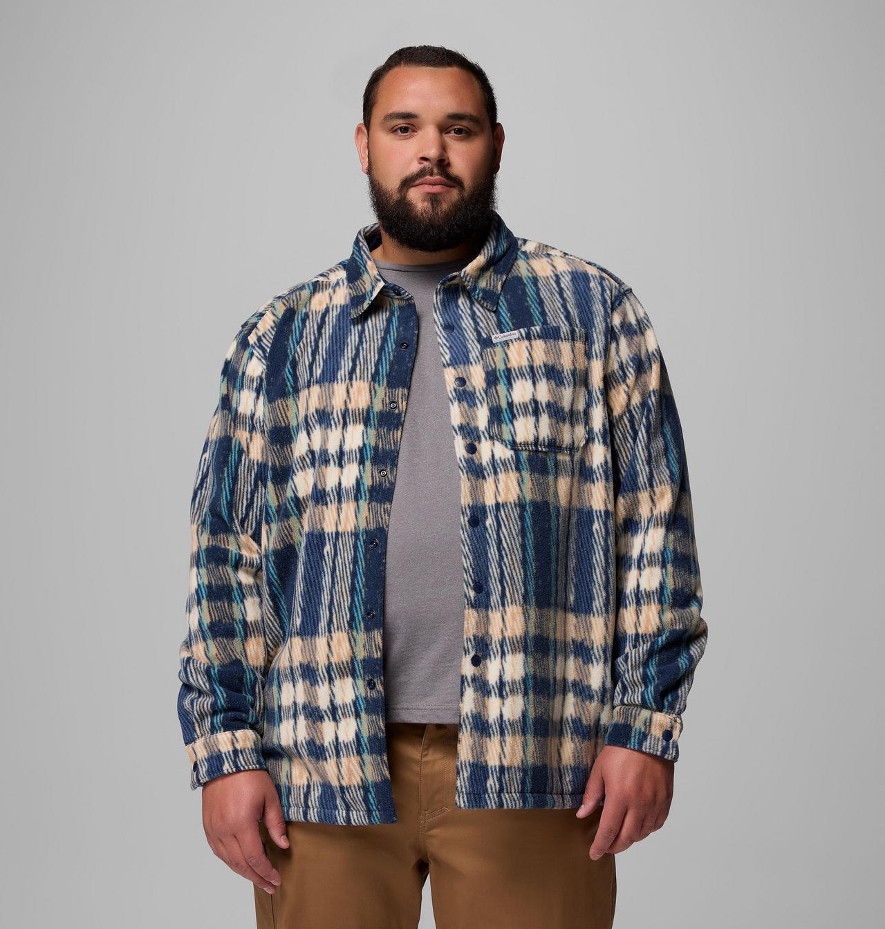 Men's Steens Mountain™ Printed Fleece Shirt Jacket II - Big 5